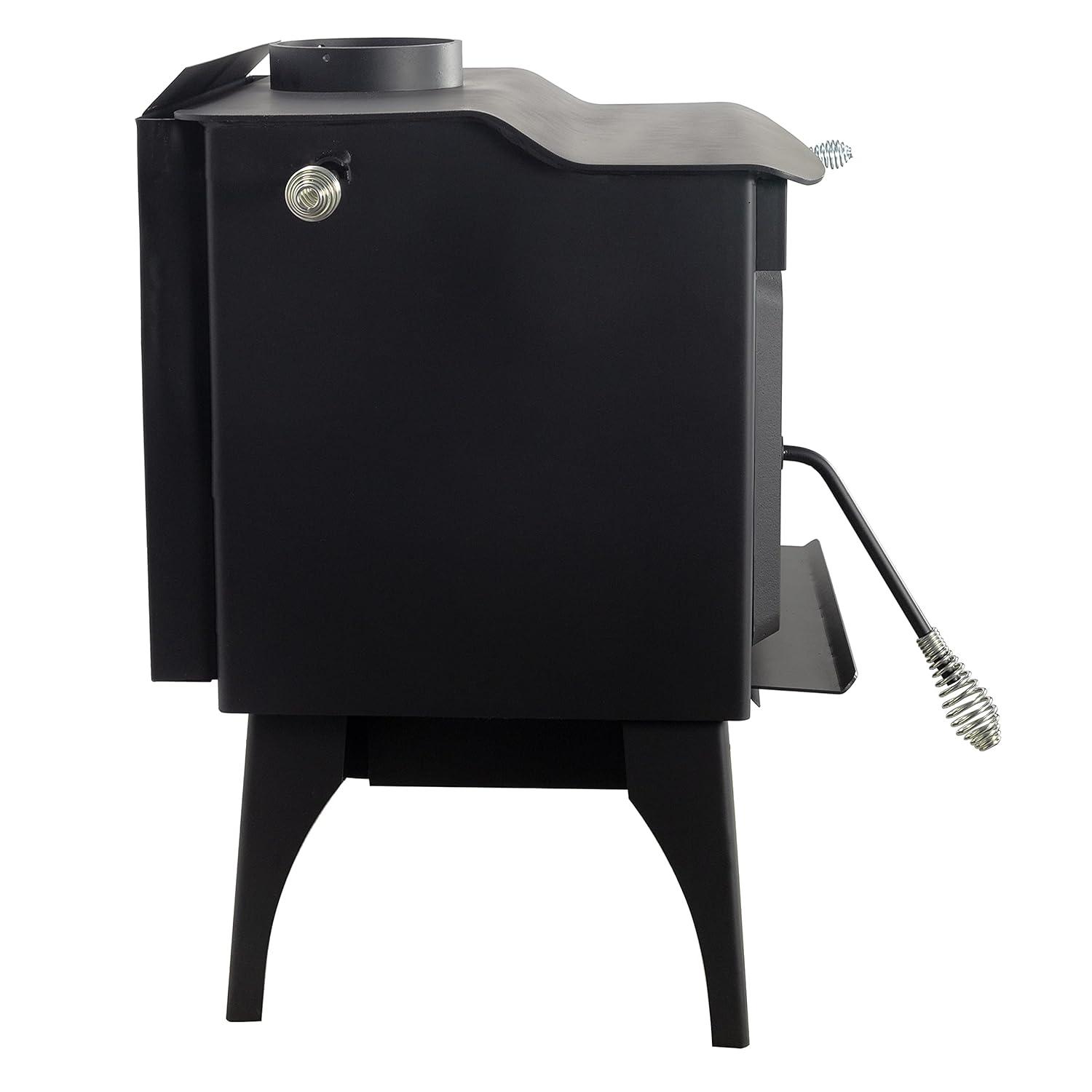 Pleasant Hearth 1,800 Sq. Ft. Medium Freestanding Wood Burning Stove with Legs