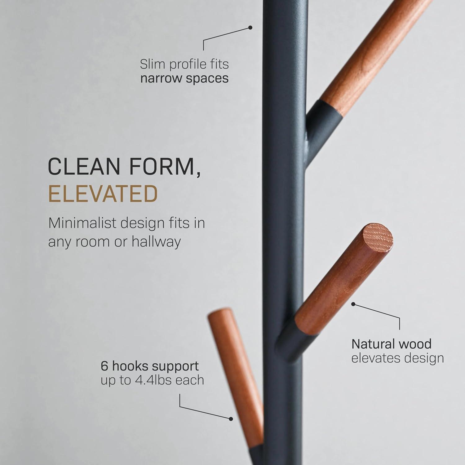 Yamazaki Home Coat Hanger, Steel, Weighted Base