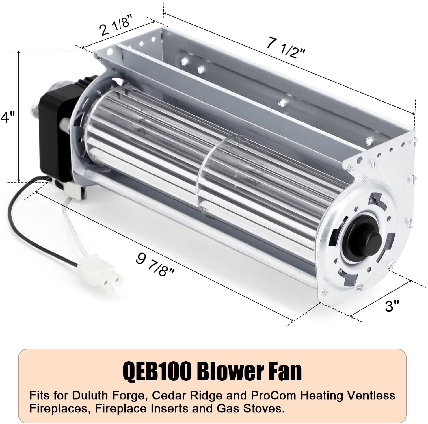 ProComm Blower Fan - Thermostatically Controlled Fireplace Fan