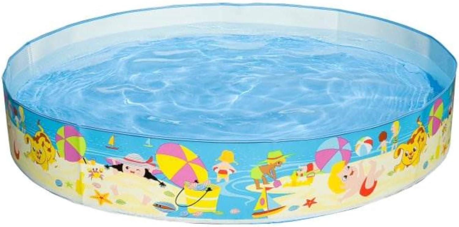 Intex 5 ft Round Multicolored Vinyl Snapset Pool