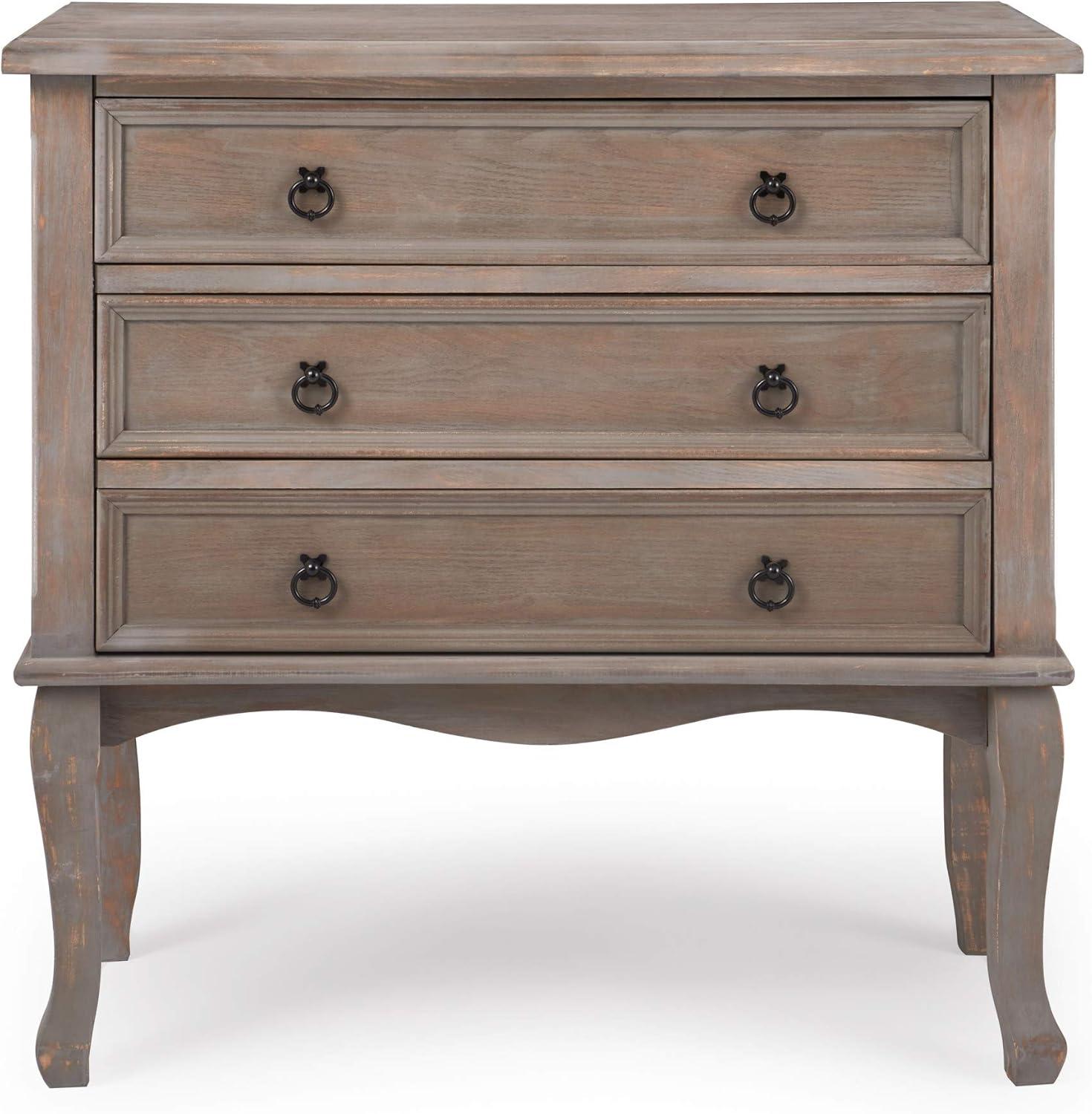 ClickDecor ClickDecor Thomas Antique Country Style Dresser Chest with 3-Drawers