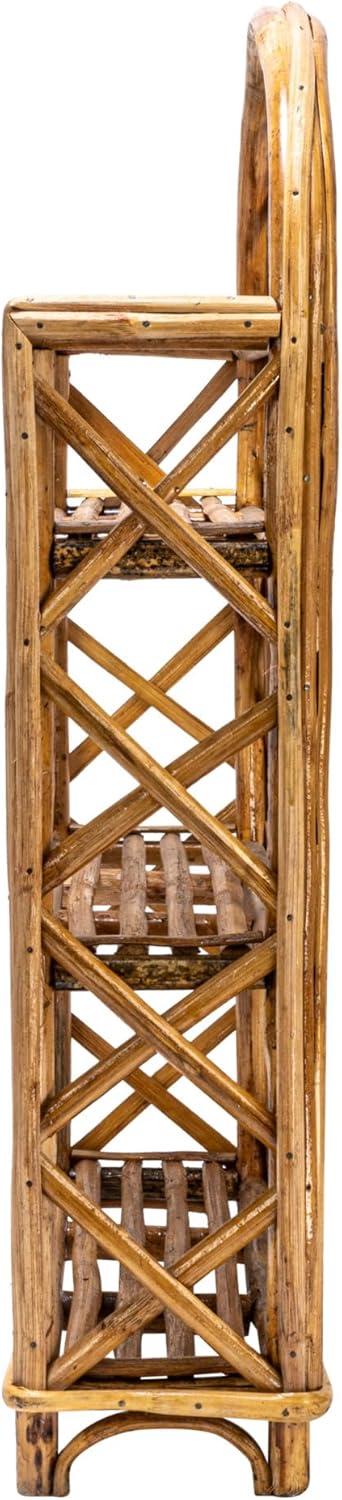 Bloomingville Rattan Wall Shelf with 3 Shelves