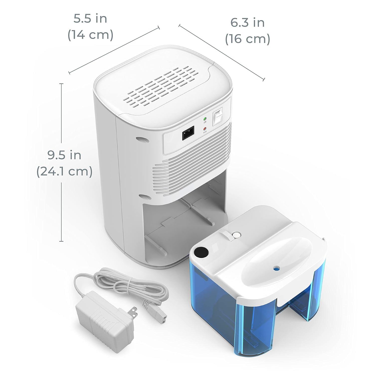Pure Enrichment 0.625 Pint Mini 200 Sq. Ft. Dehumidifier & Reviews | Wayfair