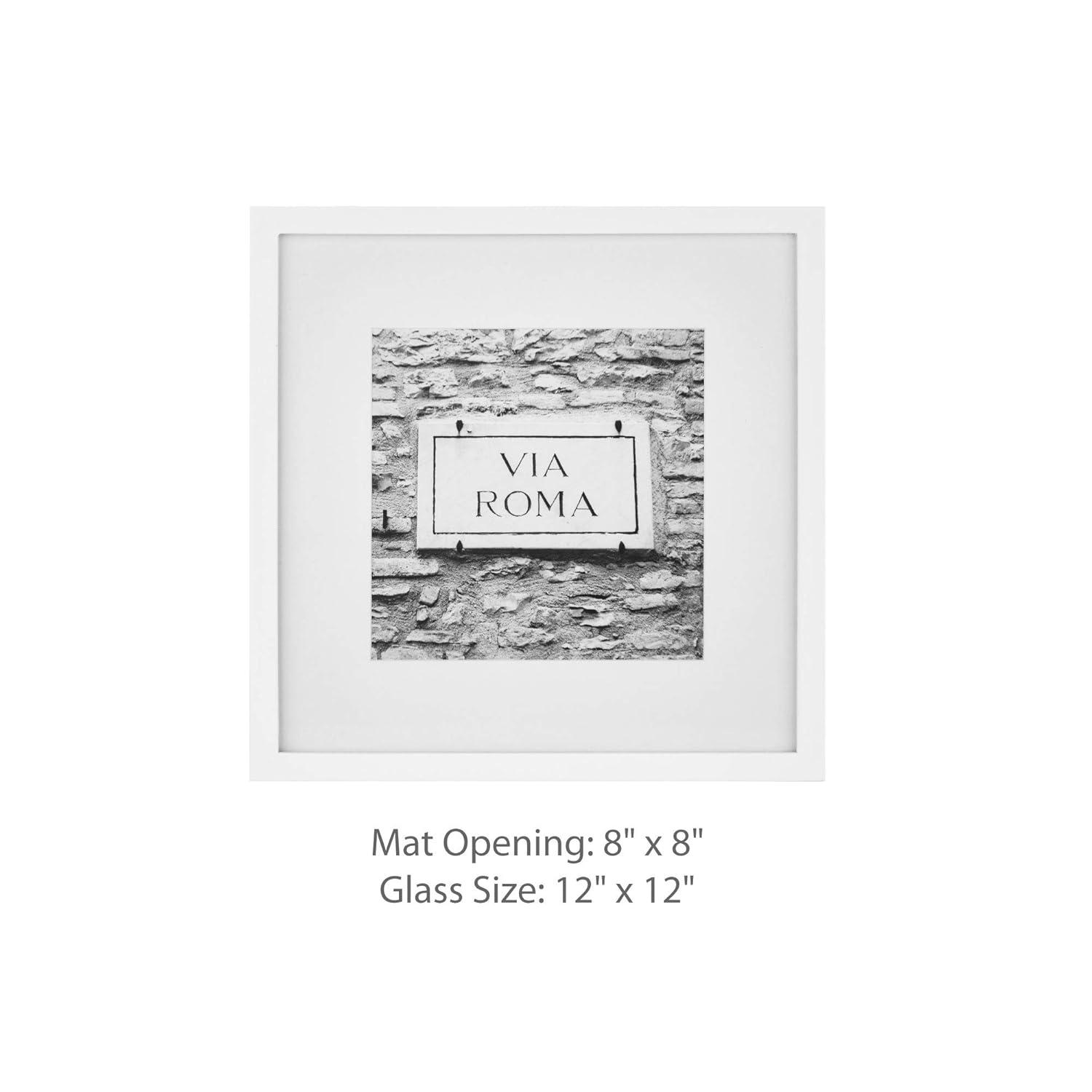 Gallery Perfect Gallery Perfect 12" x 12" Photo Gallery Wall Matted Picture Frame Set (Set of 12)