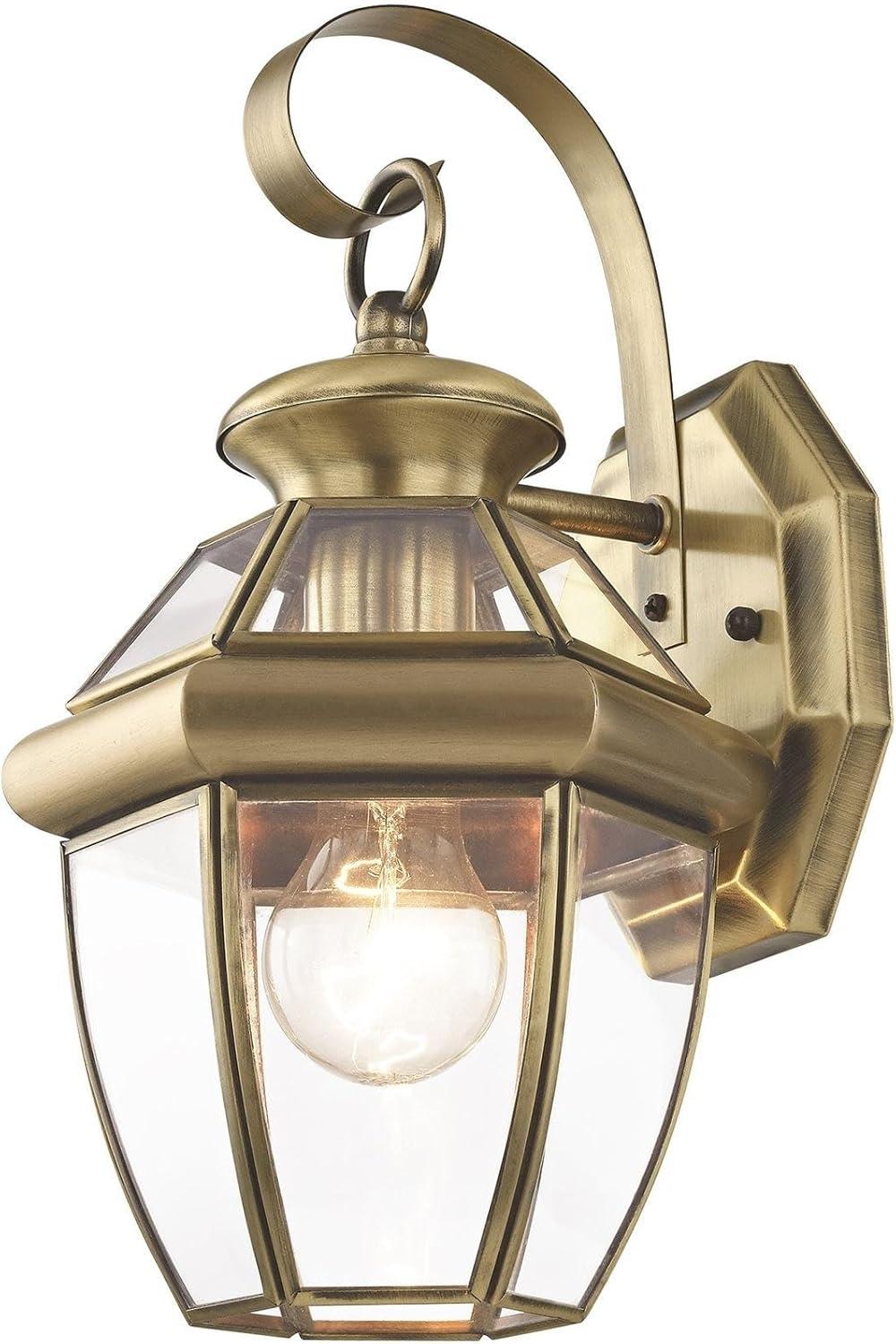 Livex Lighting Monterey 1 - Light Wall Light in  Antique Brass