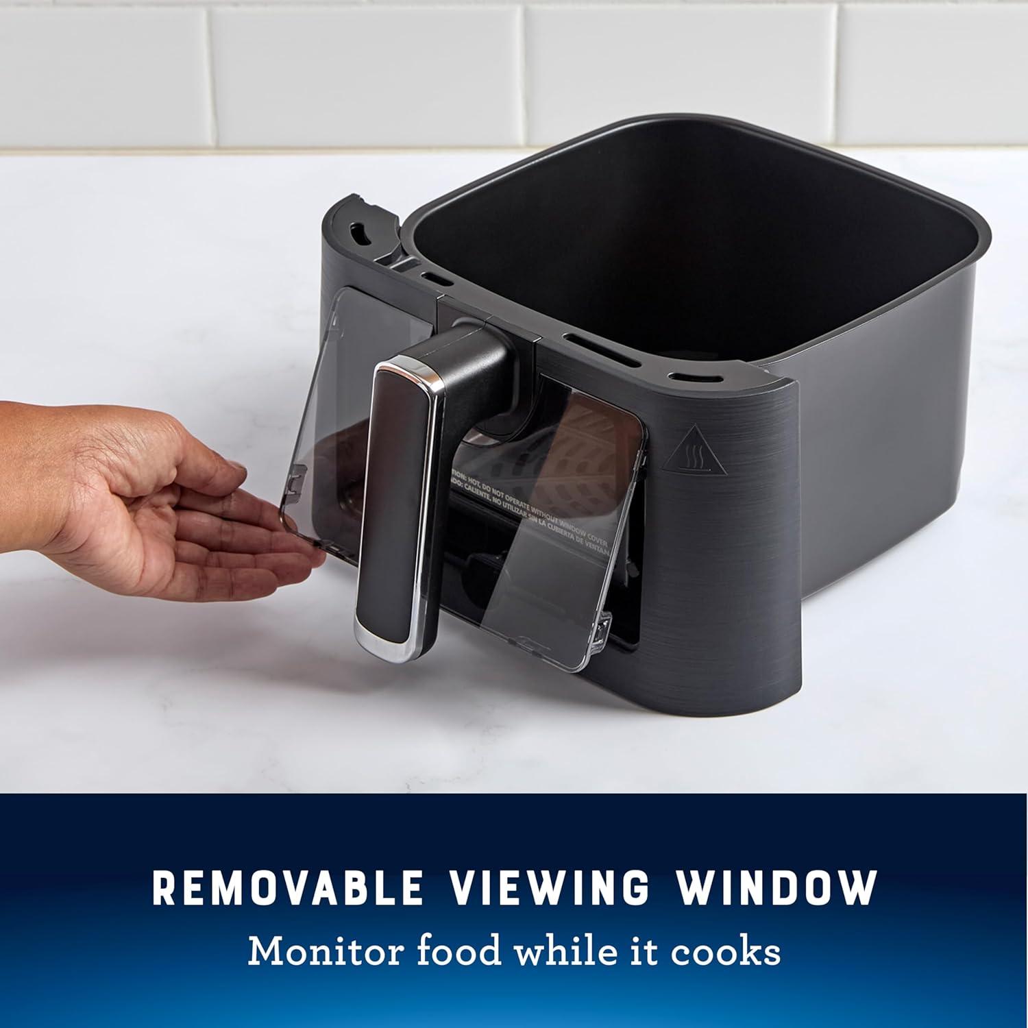 Oster Air Fryer, 6 Quart Digital Air Fryer, Medium Air Fryer with Window