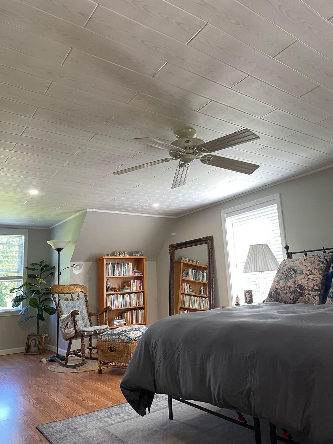 Foam Wood Glue-Up Ceiling Planks 39 in. x 6 in.