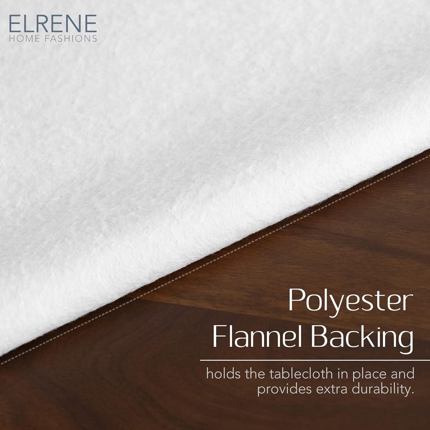 House of Hampton® Camile Floral Scroll Damask Pattern Vinyl Indoor/Outdoor Tablecloth