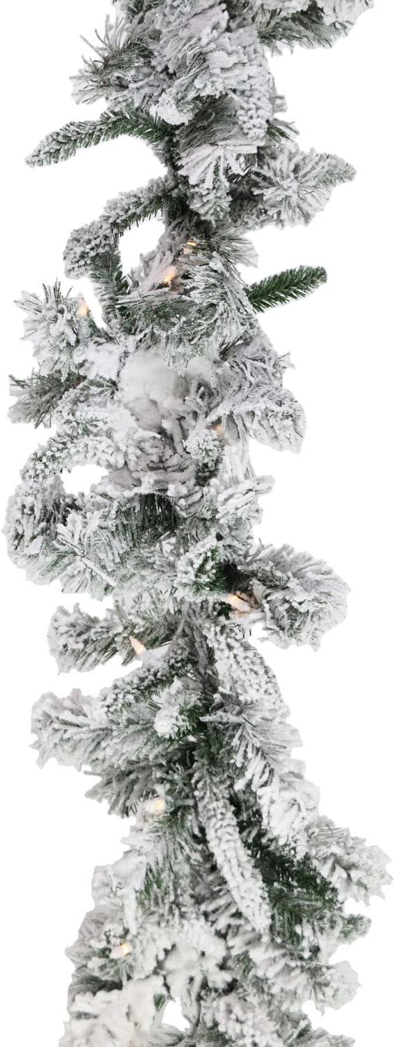 Fraser Hill Farm 108'' in. Lighted Faux Pine Garland