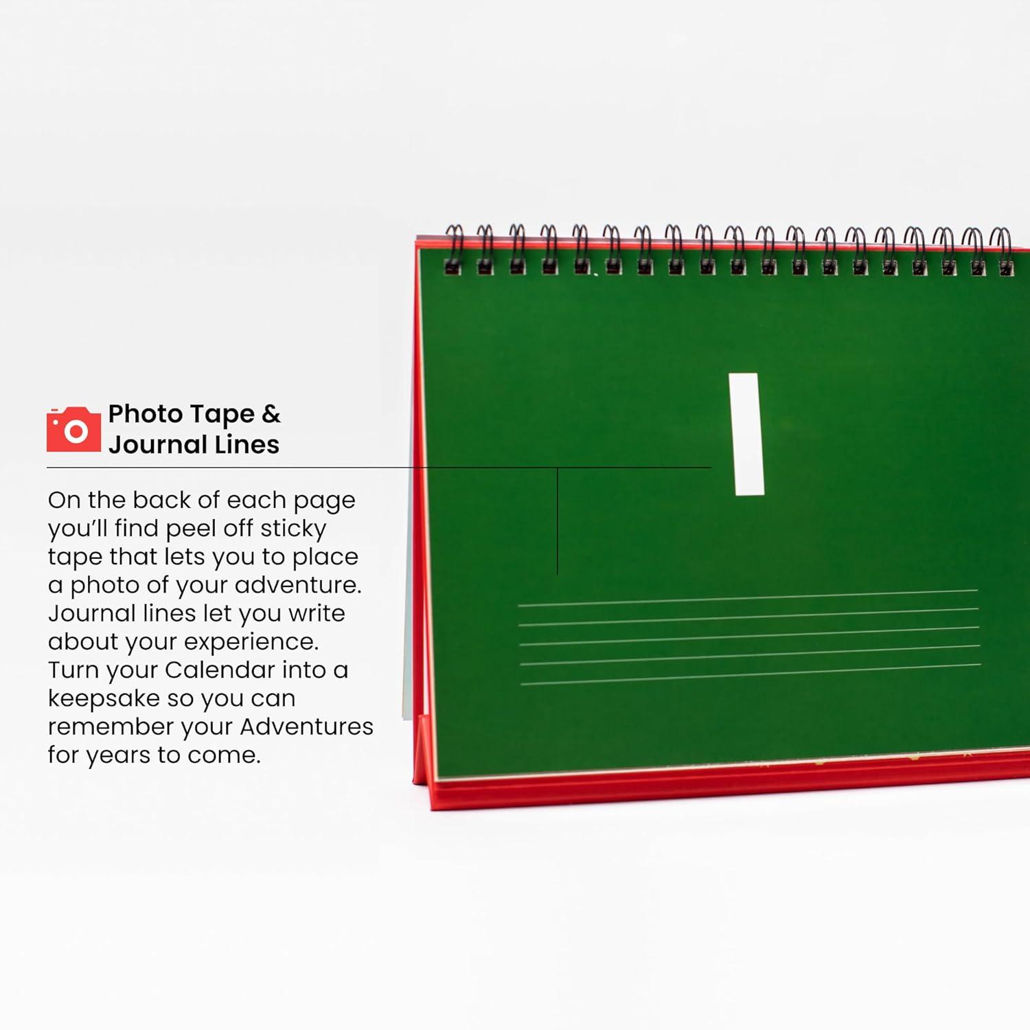 The Adventure Challenge Advent Calendar 2022-12 Scratch-Off Holiday Season Adventures for Couples, Families, Friends and More, Christmas Advent Calendar