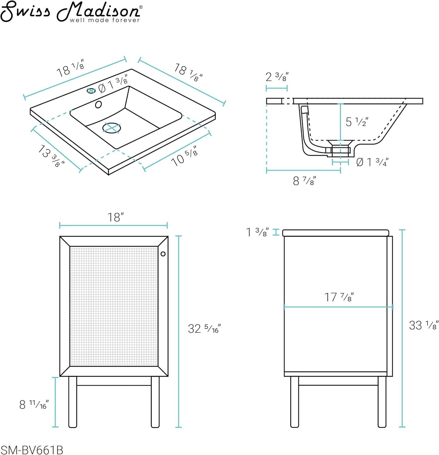 Classe 18" Bathroom Vanity