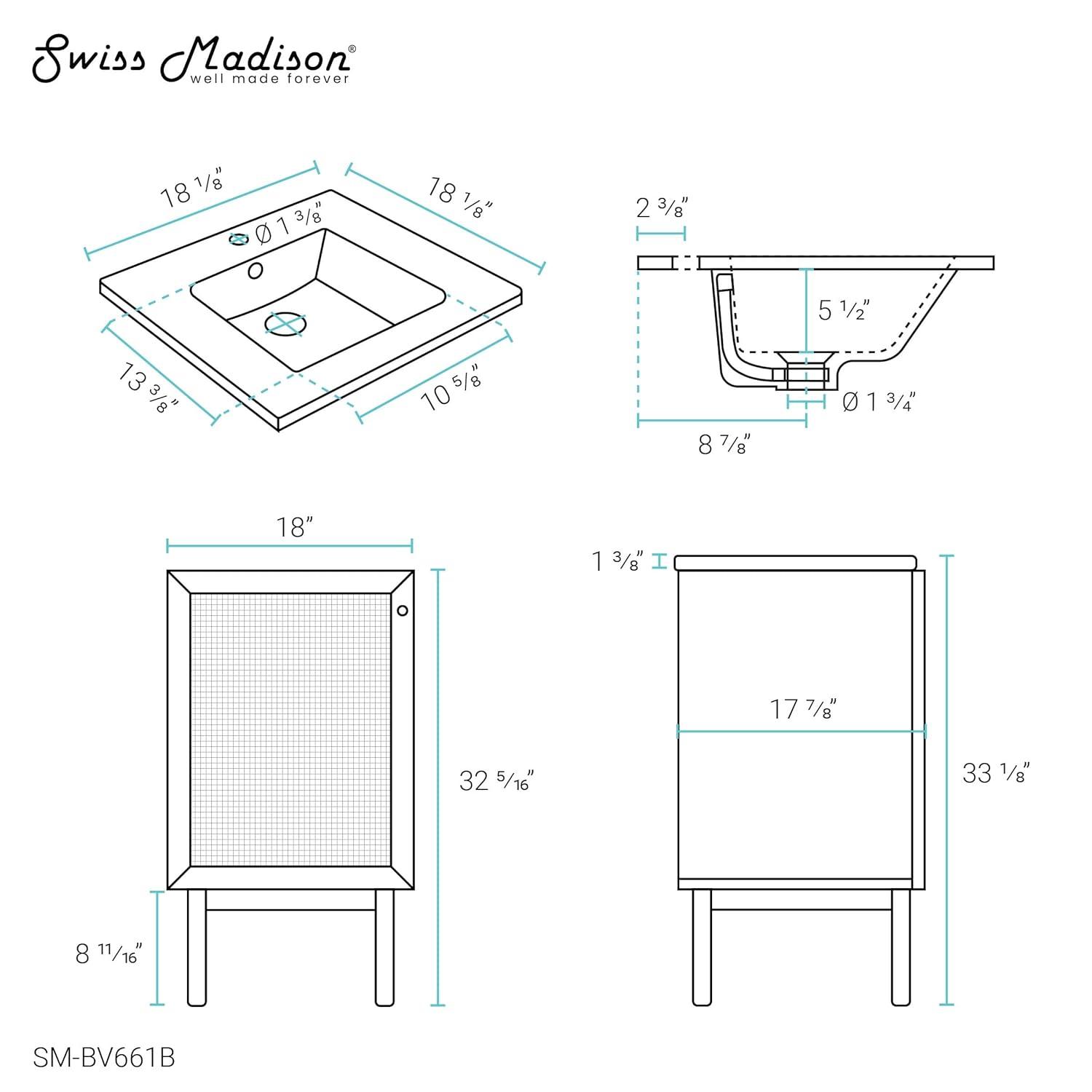 Classe 18" Bathroom Vanity