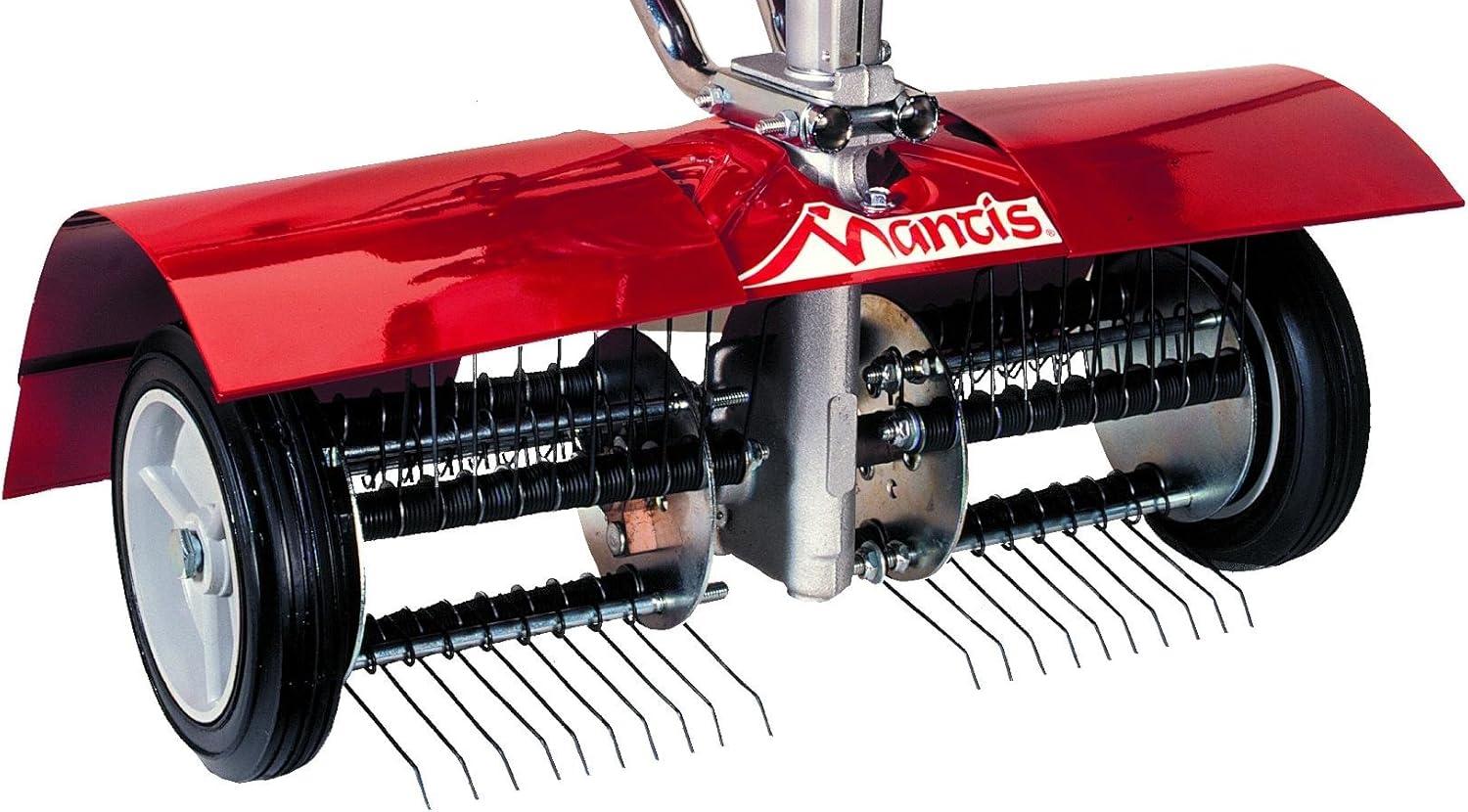 Red Steel Manual Lawn Dethatcher Attachment