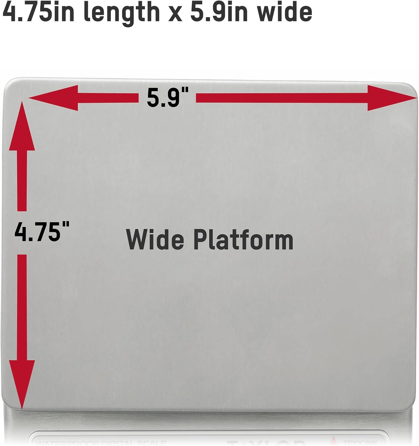 Stainless Steel Water-Resistant Digital Portion Control Scale