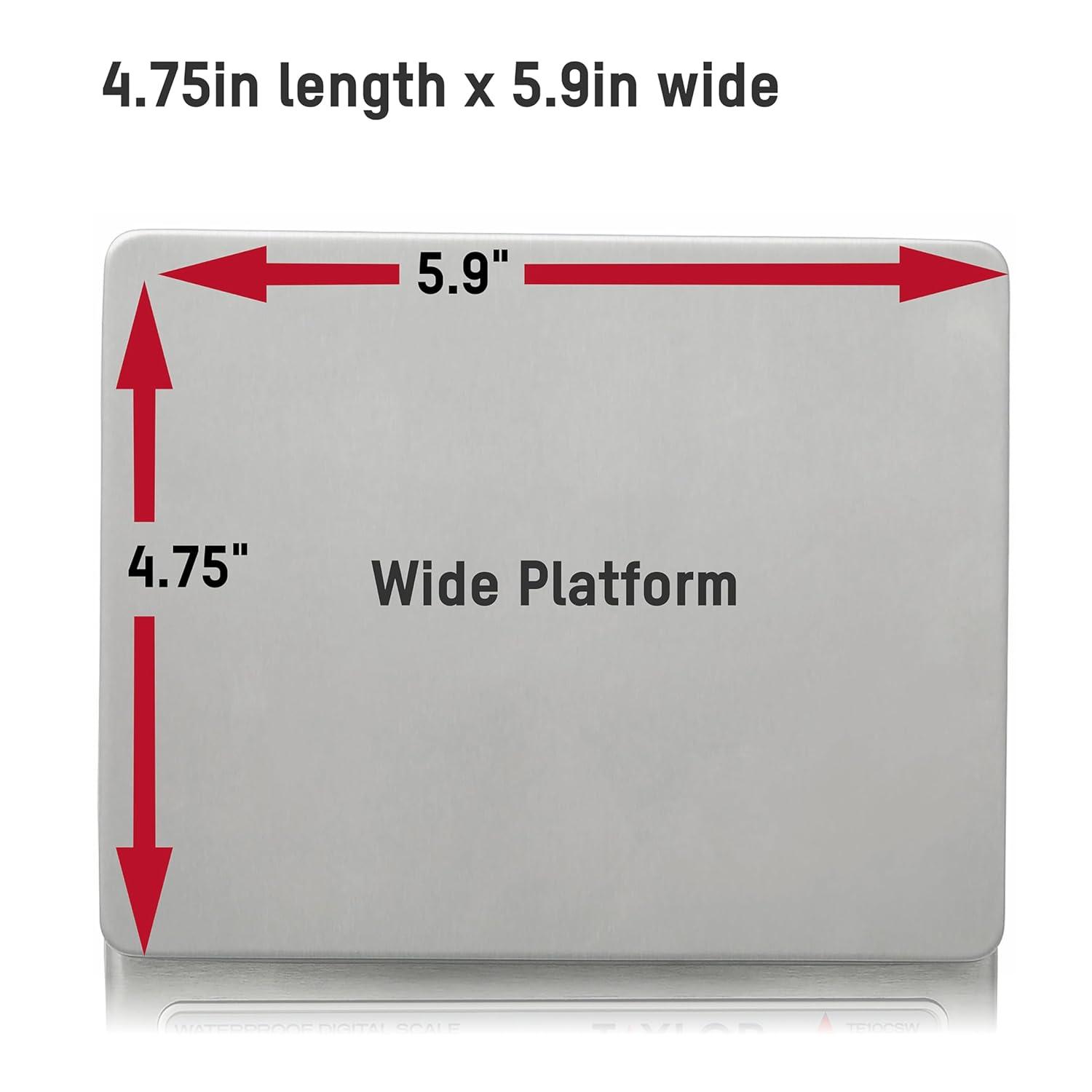 Stainless Steel Water-Resistant Digital Portion Control Scale