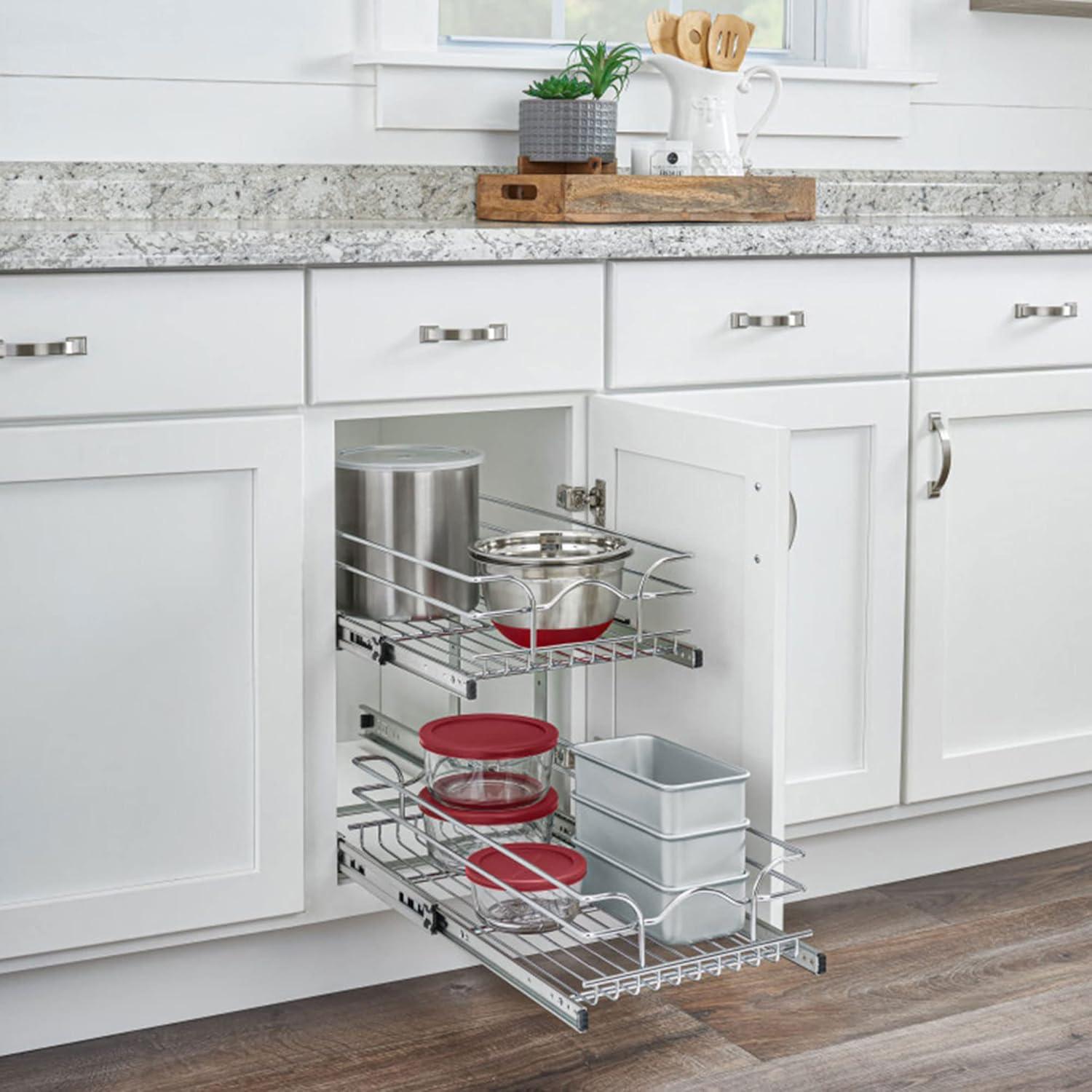 Rev-A-Shelf Kitchen Cabinet Pullout Shelf Organizer