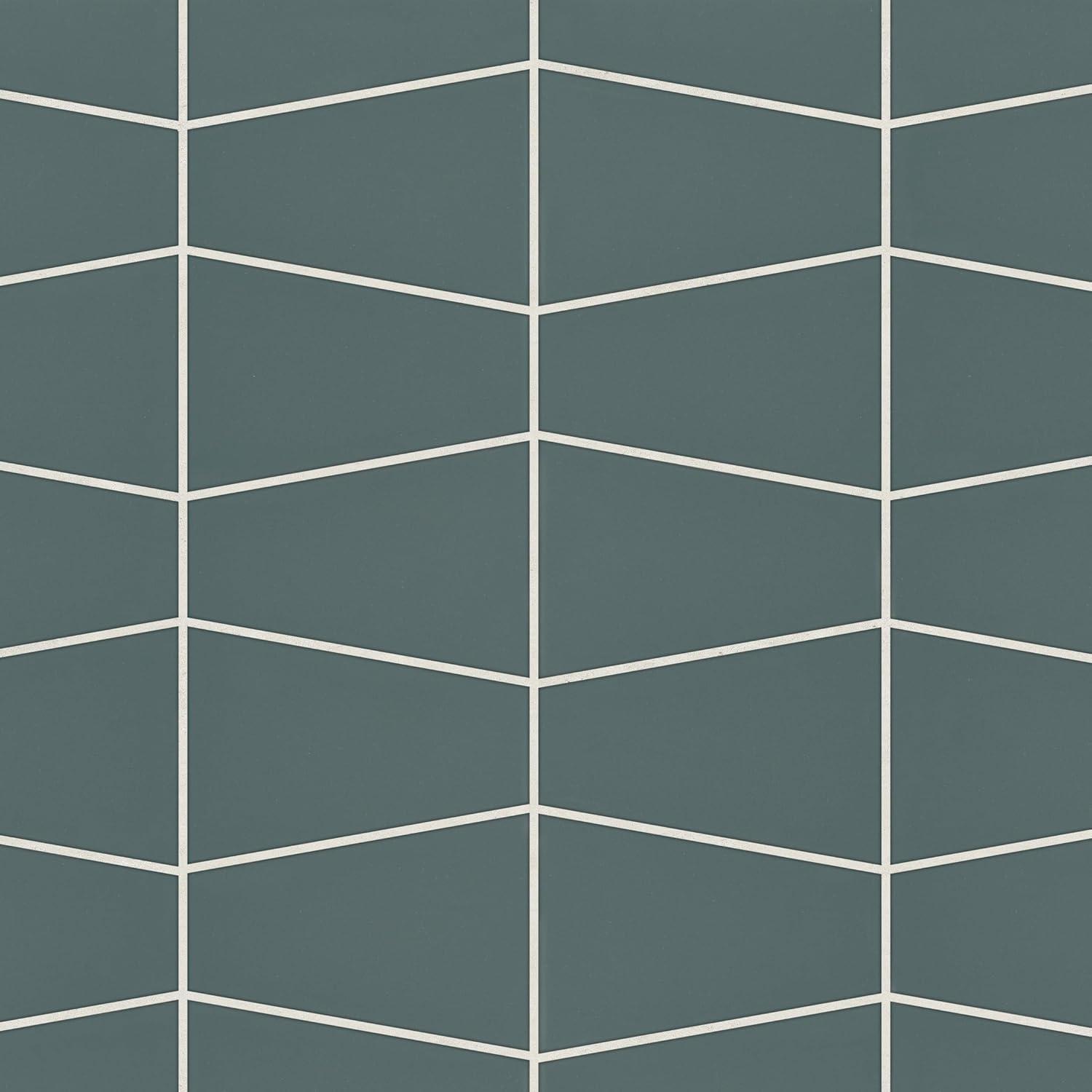 Marin Trapezoid Matte Porcelain Mosaic Tile