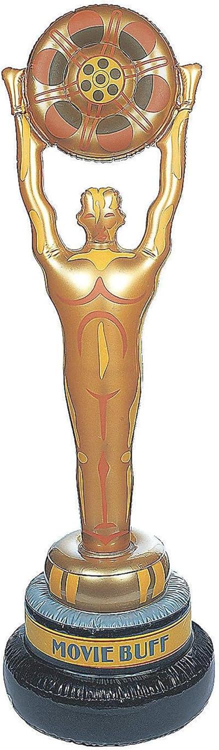 Huge Vinyl Inflatable Movie Buff Party Decoration (5 Feet Tall) Movie Night and Awards Party Decor, Party Favors