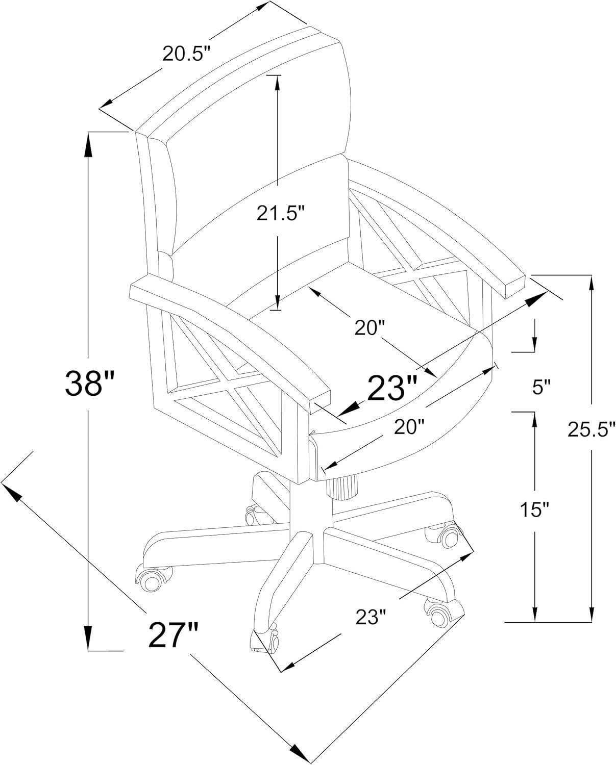 DPlus Upholstered Game Chair Tobacco and Tan