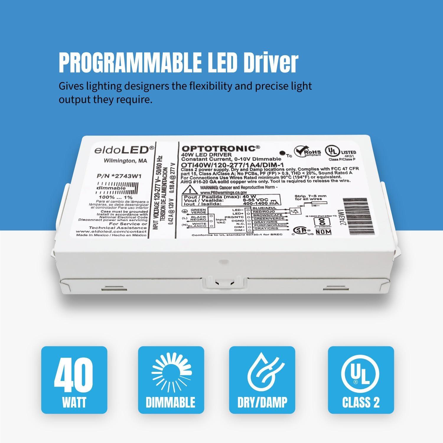 Osram 40W White Compact Dimmable LED Driver