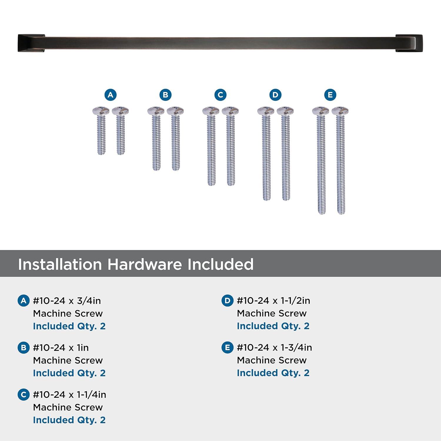 Amerock Westerly 18 inch (457mm) Center-to-Center Oil-Rubbed Bronze Appliance Pull