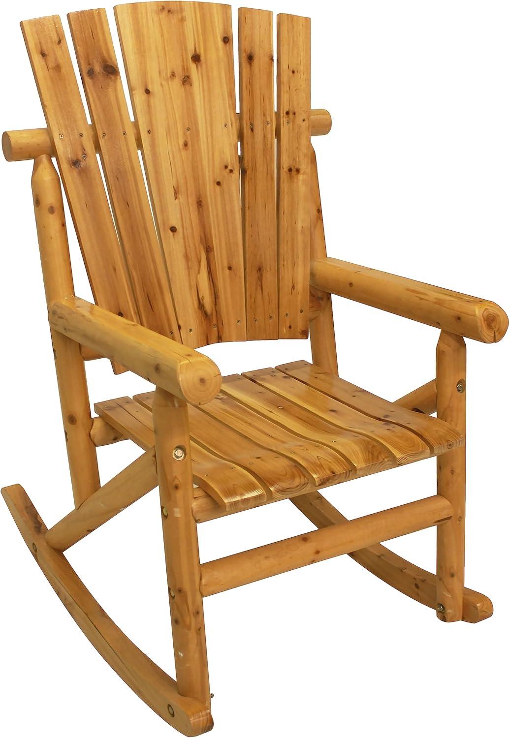 Leigh Country TX 95100 Aspen Outdoor Wood Adult Rocker - Natural