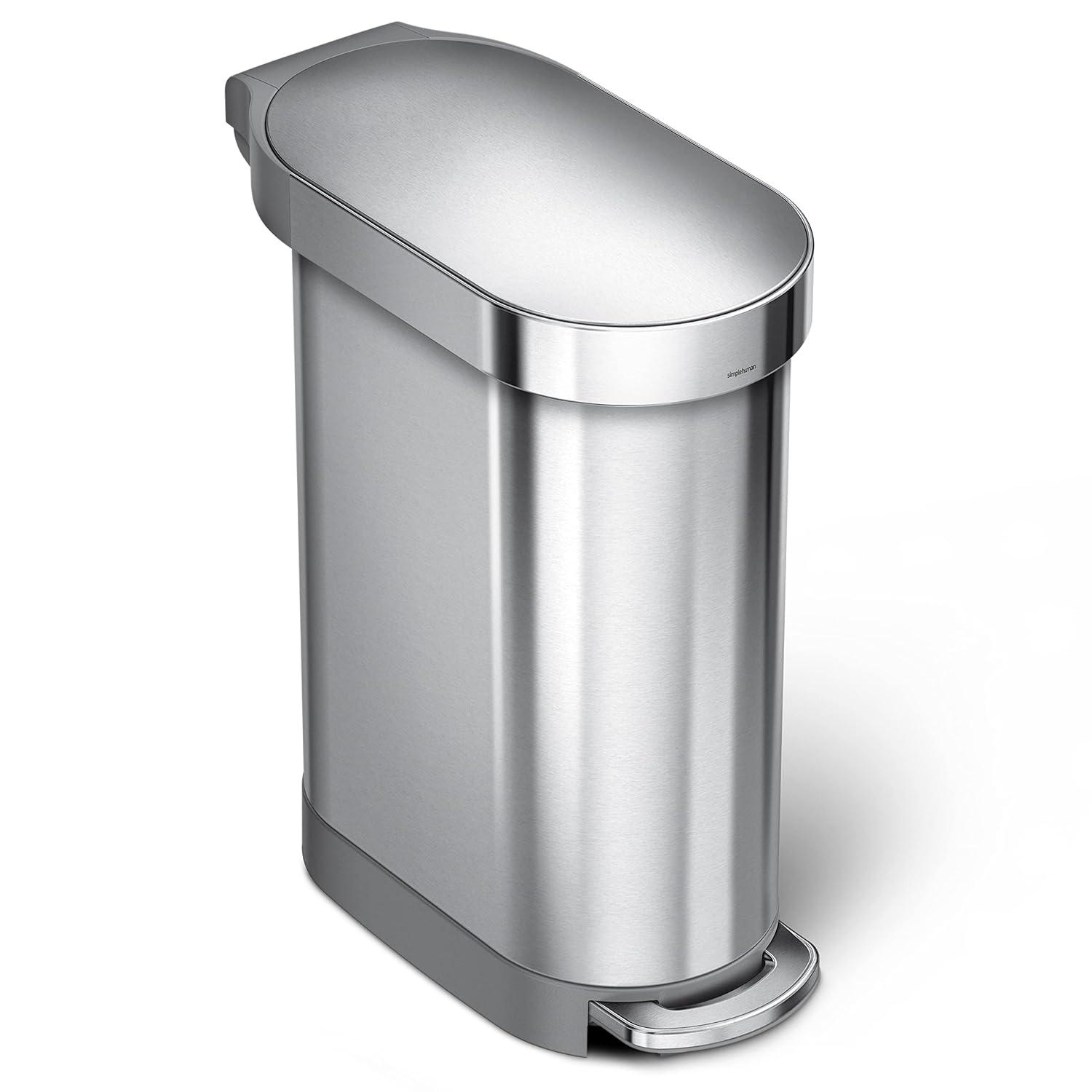 Simplehuman 45-Liter Slim Trash Can