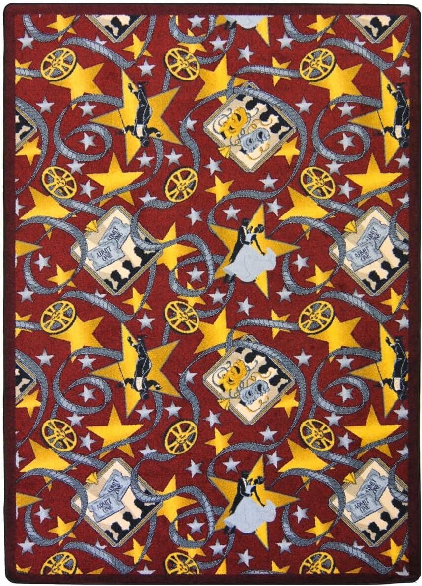 Joy Carpets Gaming and Entertainment Silver Screen by Joy Carpets Area Rug