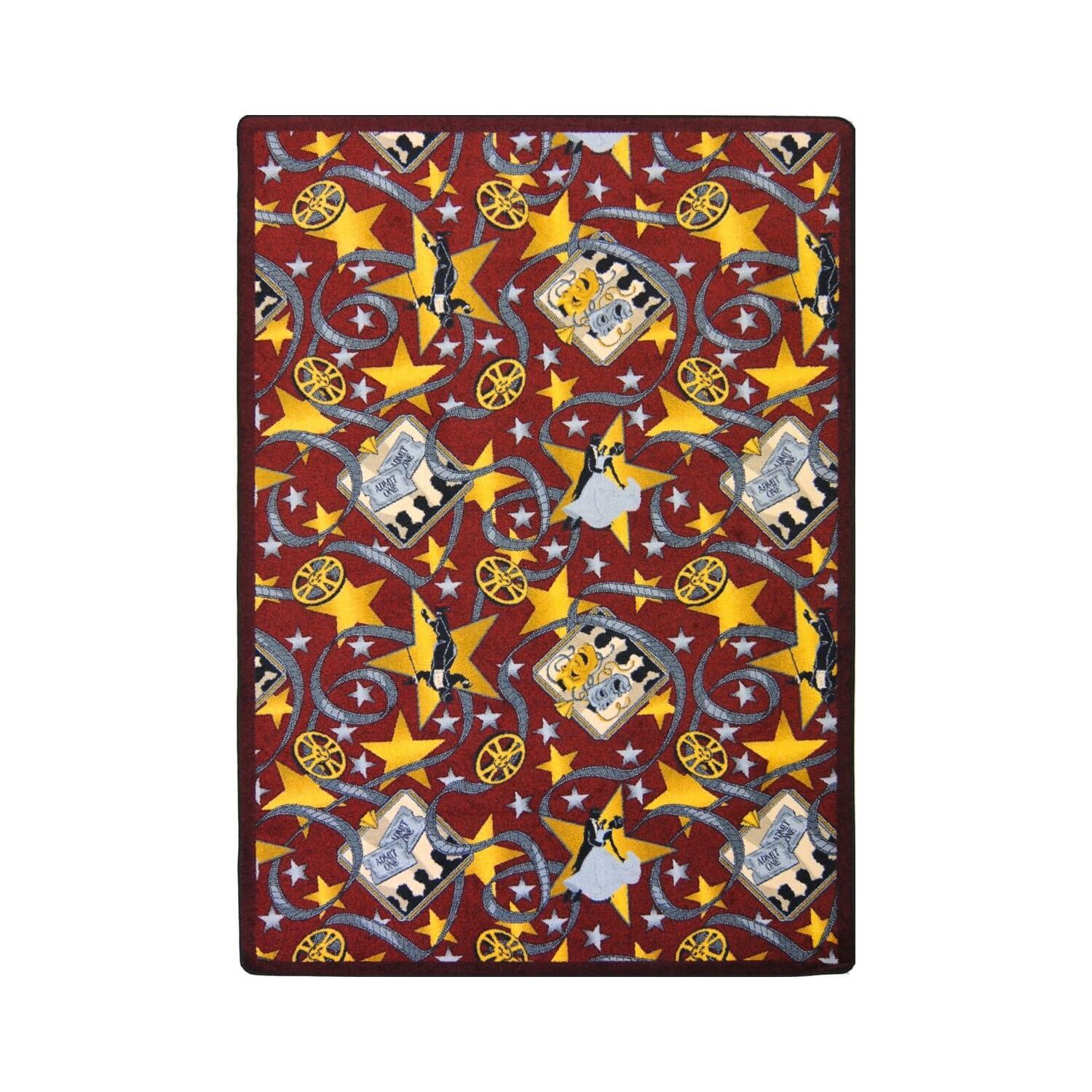 Joy Carpets Gaming and Entertainment Silver Screen by Joy Carpets Area Rug