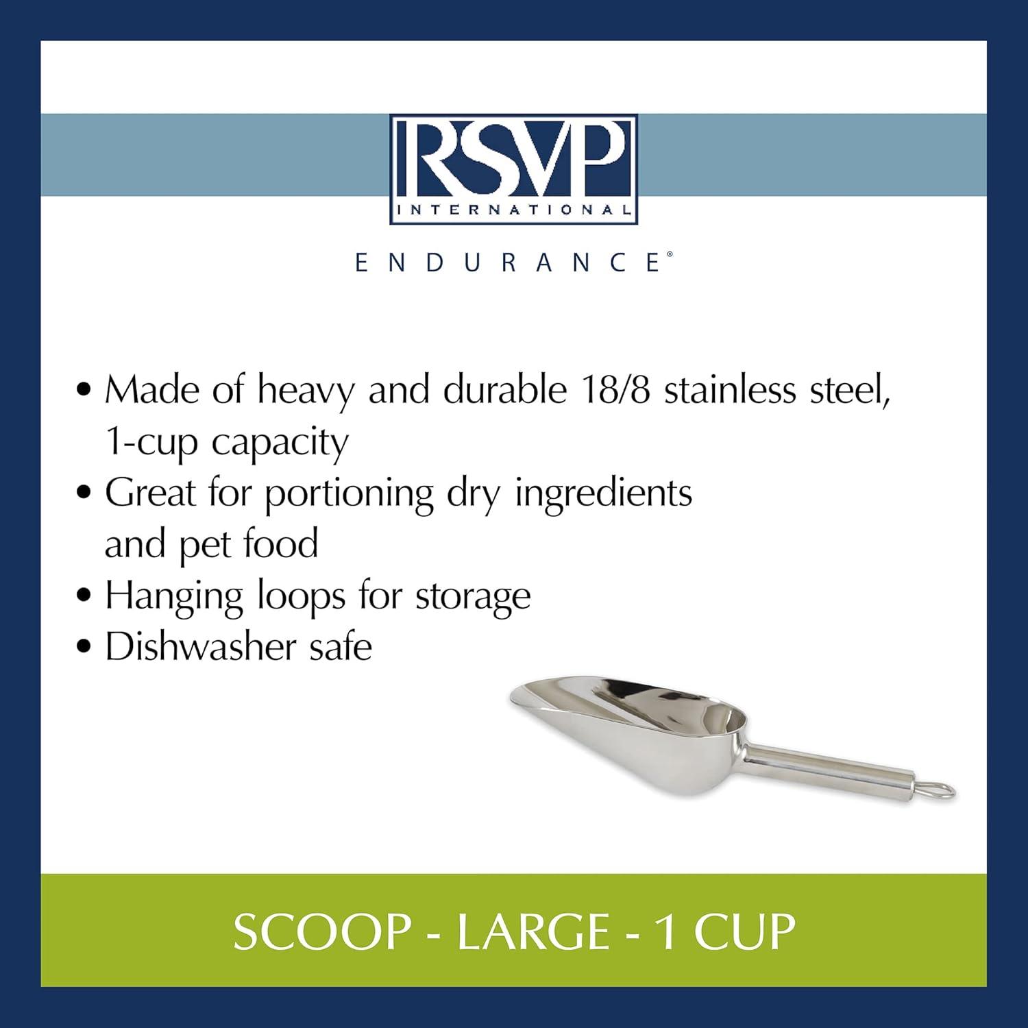 RSVP International RSVP International Stainless Steel Measuring Scoop