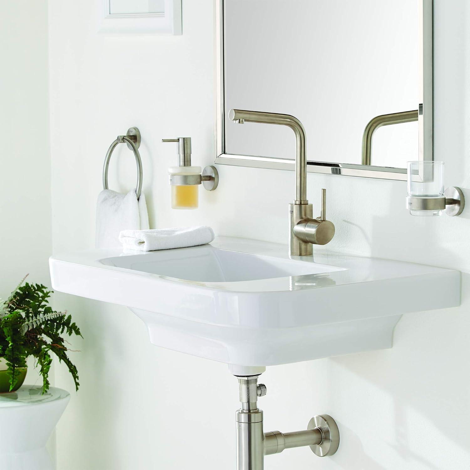 Grohe 23 737 2 Concetto 1.2 GPM Single Hole Bathroom Faucet - Nickel