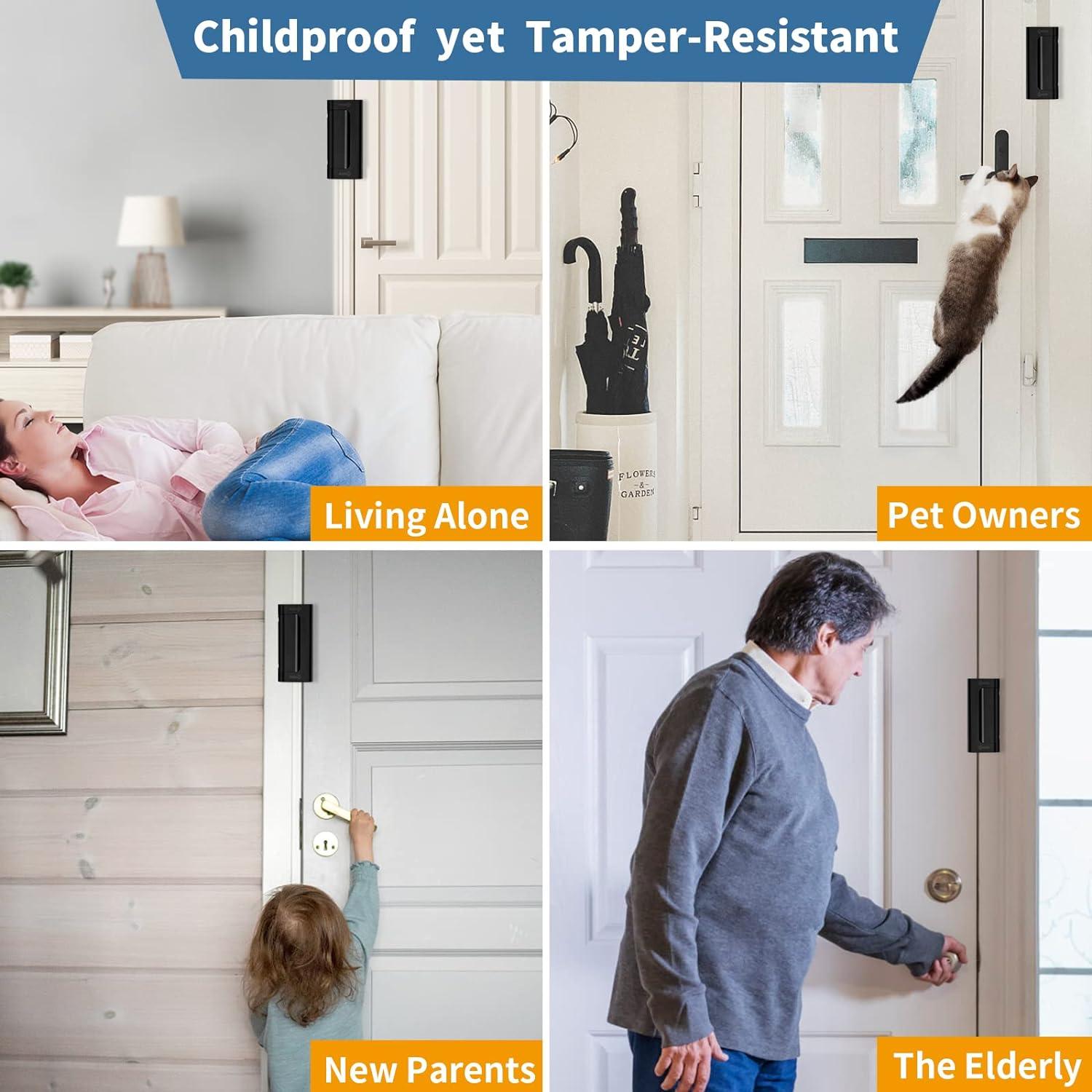 MOMOJIA Door Reinforcement Lock Durable & Child-Safe Home Security Lock to Prevent