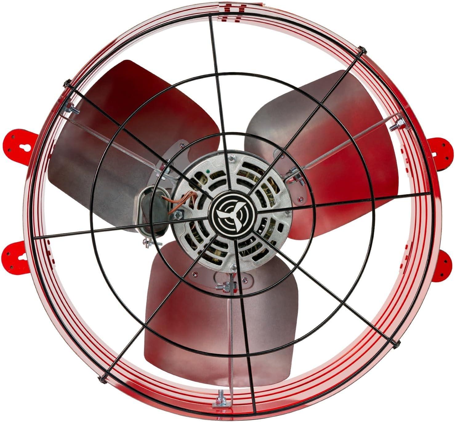 QuietCool AFG SMT PRO-3.0 Smart Attic Fan for Gable Vents - 2940 CFM - Smart App Control - Thermostat and Humidistat - 20ft Power Cord - Plug-and-play - Two Speed