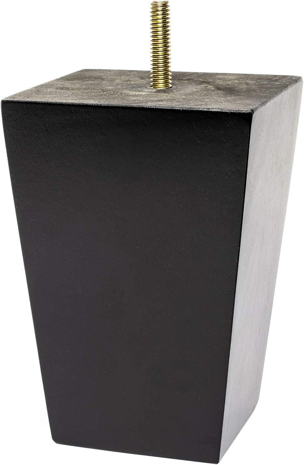 Architectural Products by Outwater L.L.C. Solid Hardwood Square Bun Foot (Set of 4)