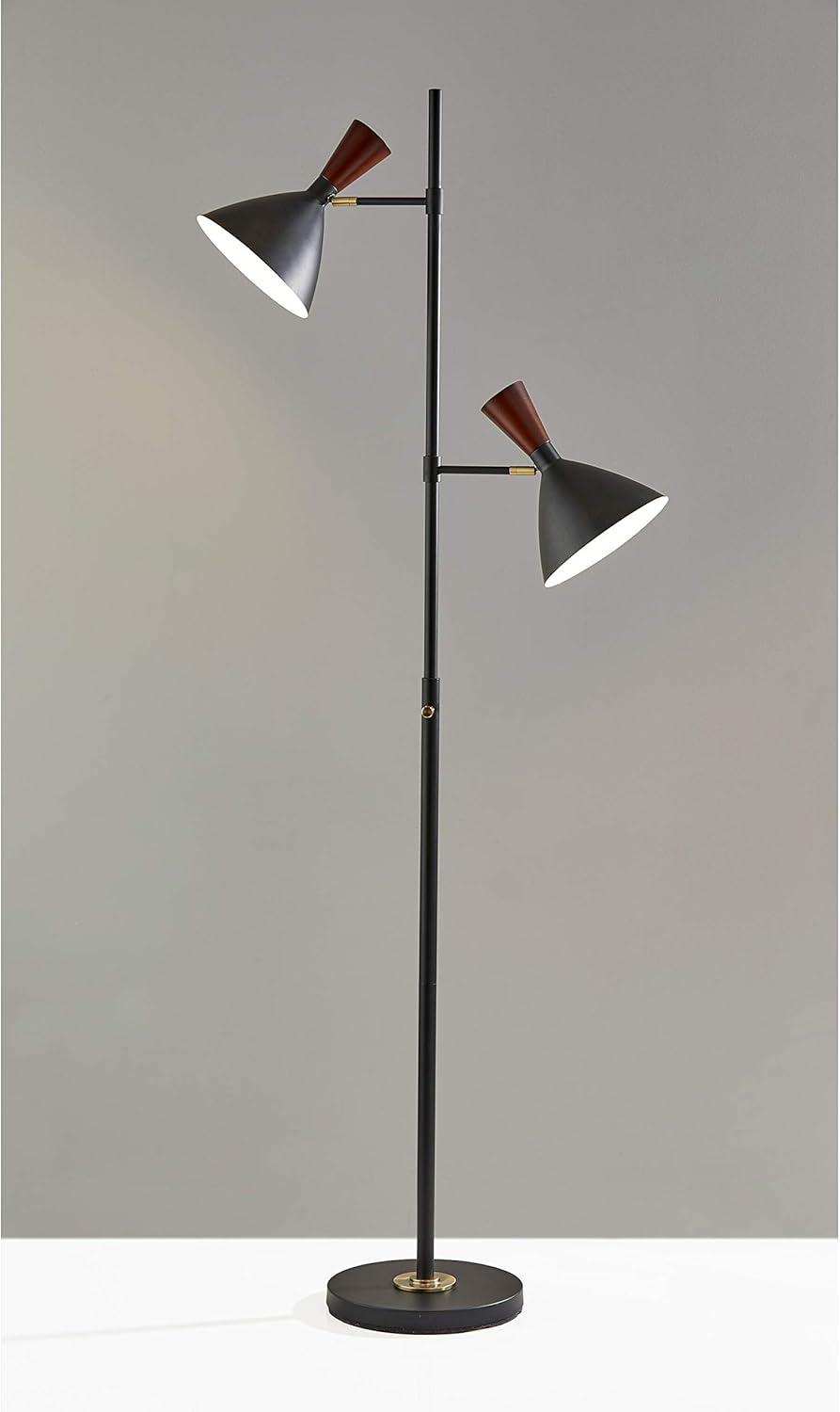 Ravenna Metal 2-Light Floor Lamp (67")