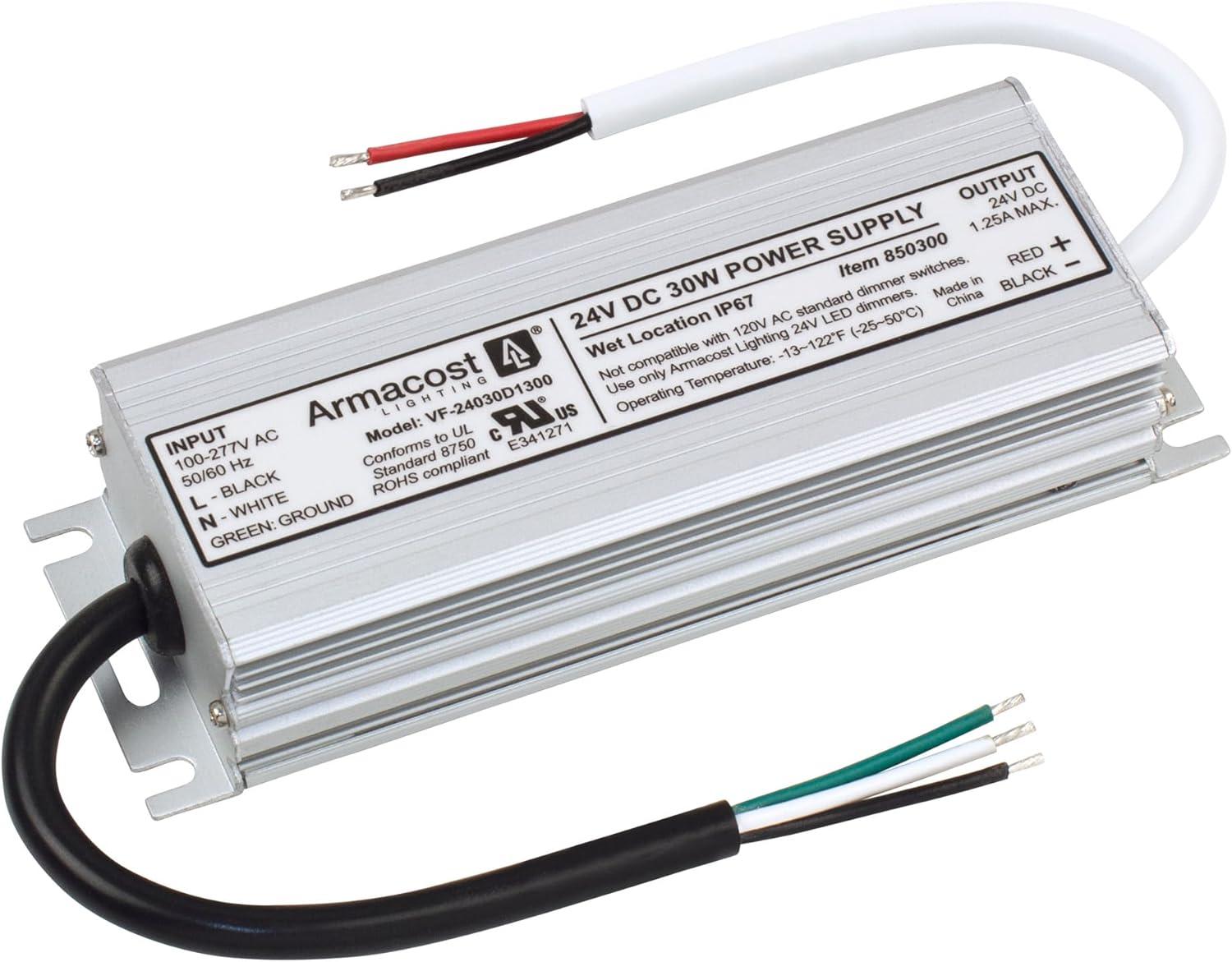 Standard Indoor/Outdoor LED Driver 24V DC, Electronic Transformer