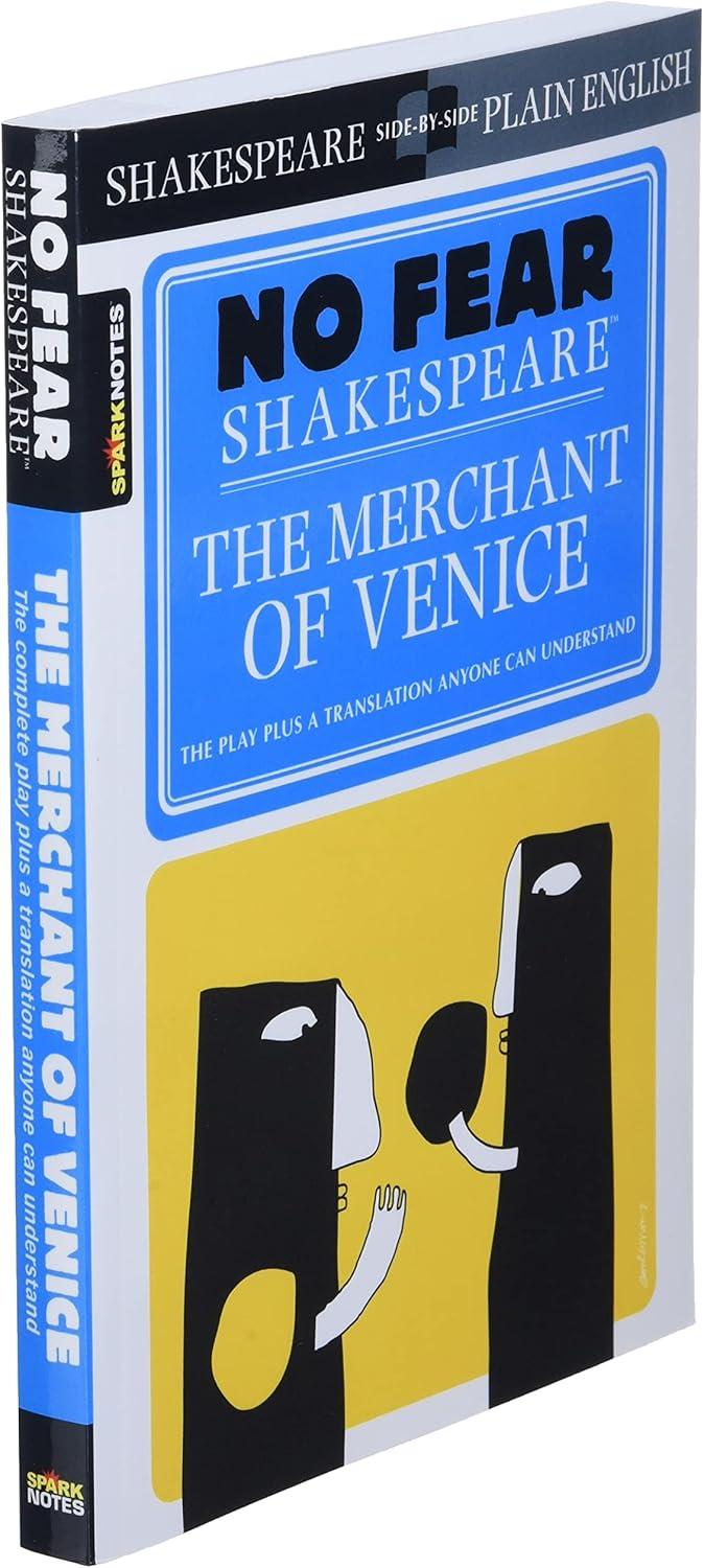 The Merchant of Venice - (Sparknotes No Fear Shakespeare) by  William Shakespeare & Sparknotes (Paperback)
