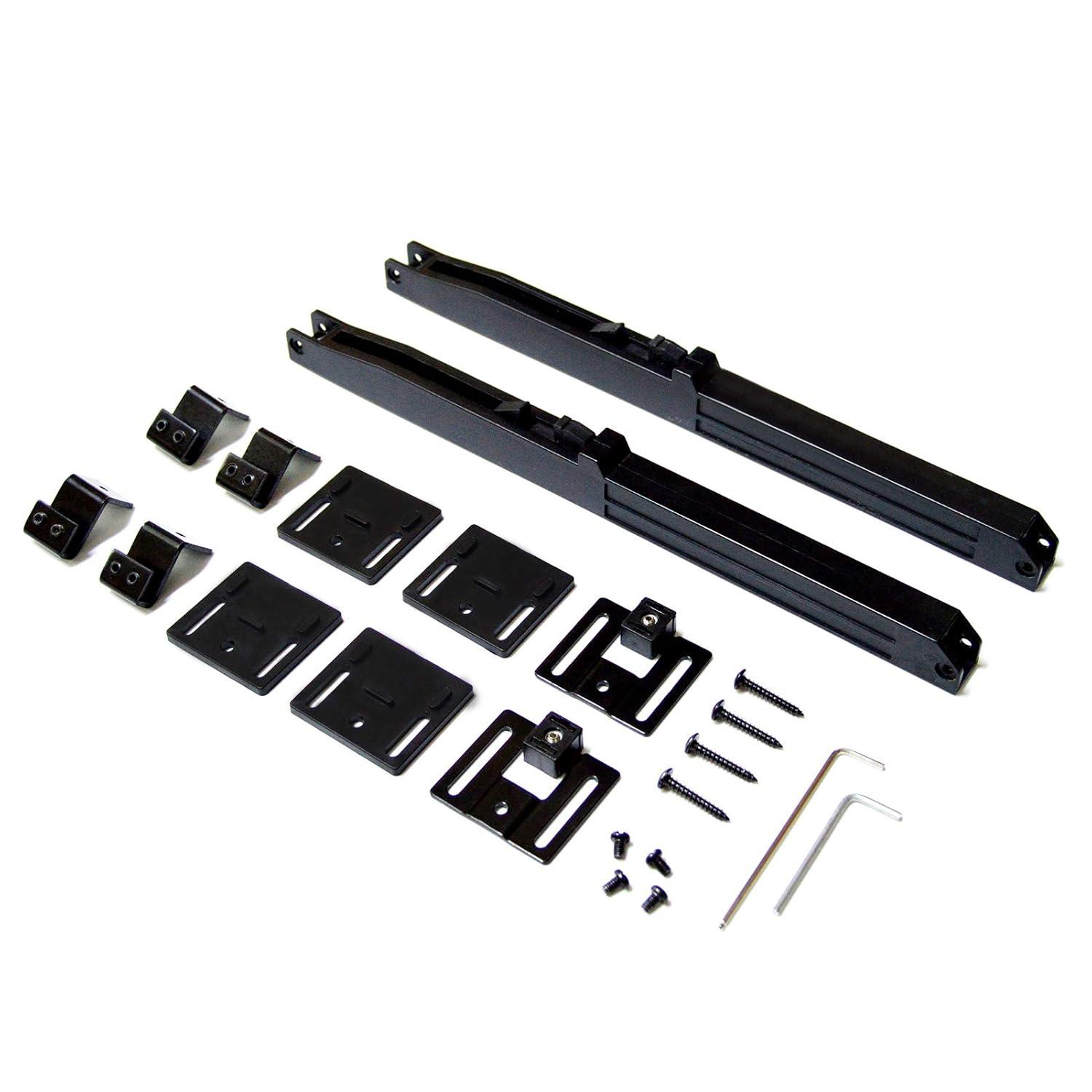 2PCS Soft Close barn Door Hardware kit Barn Door Soft Close Mechanism Spring Buffer Damper Hole-Free Version Fit for Door Weight 60-176 Pounds Adjustable Door Stoppers 2022NEWEST (Use for 20-40)