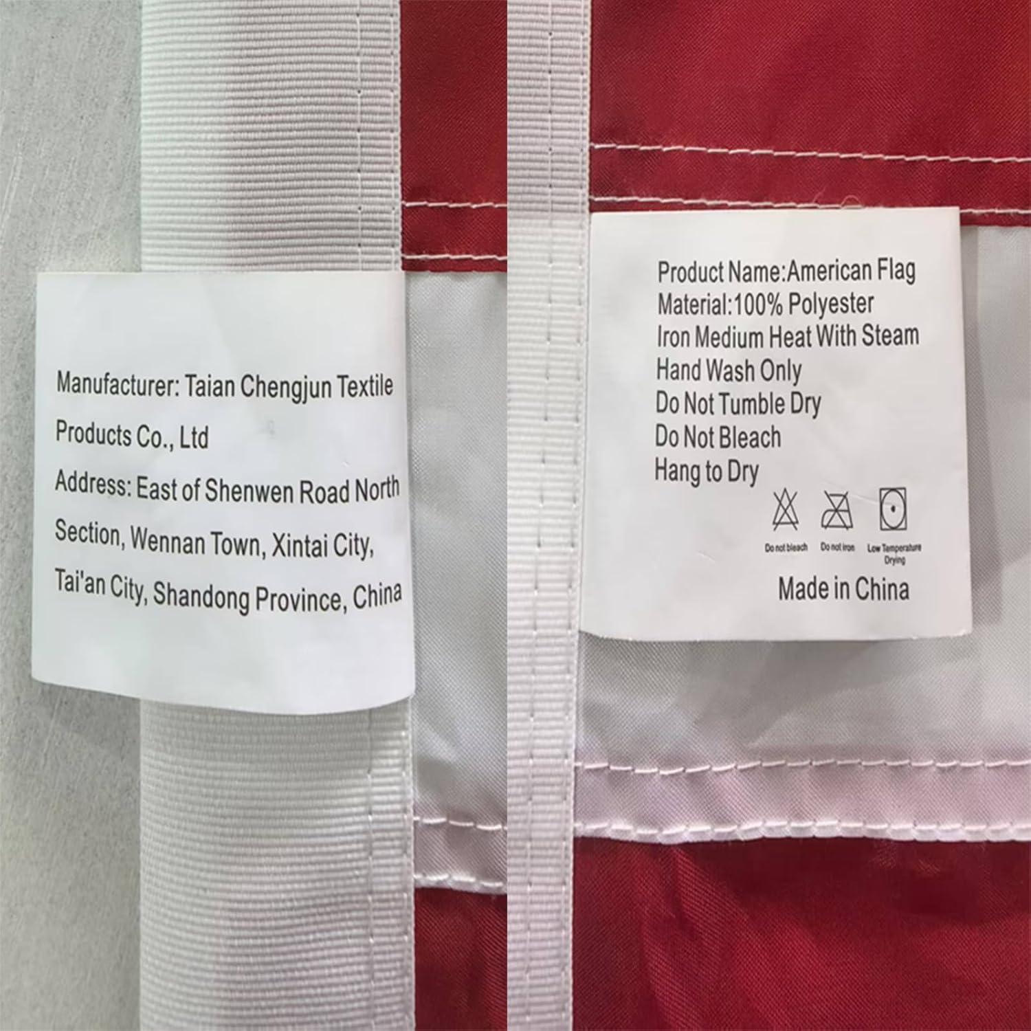 American flag USA flag 3x5FT-Embroidered Stars Flag Double Stitched Sewn Stripes Outdoors Indoors Heavy Duty flag Brass Grommets Banner