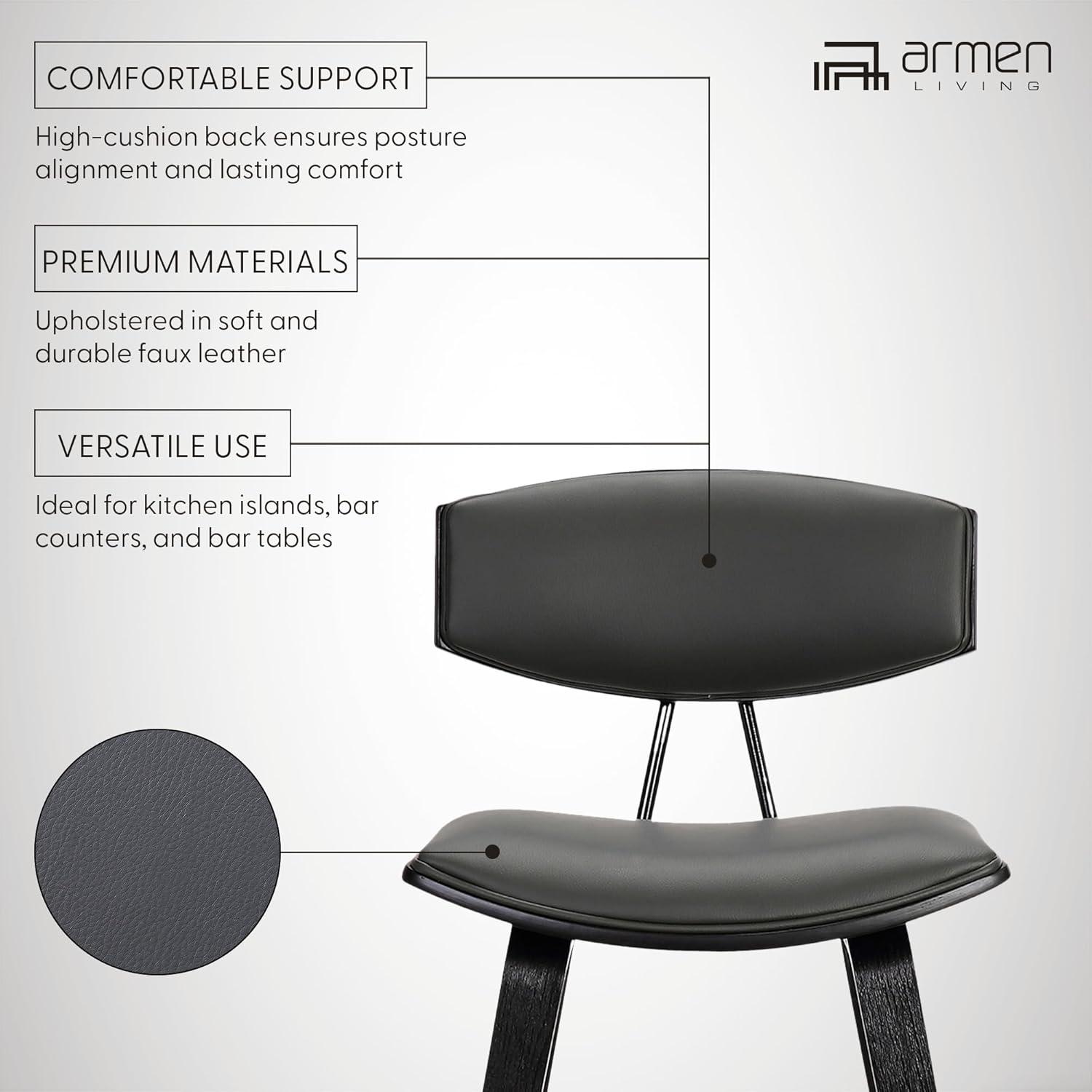Payton Vegan Leather Bar & Counter Stool