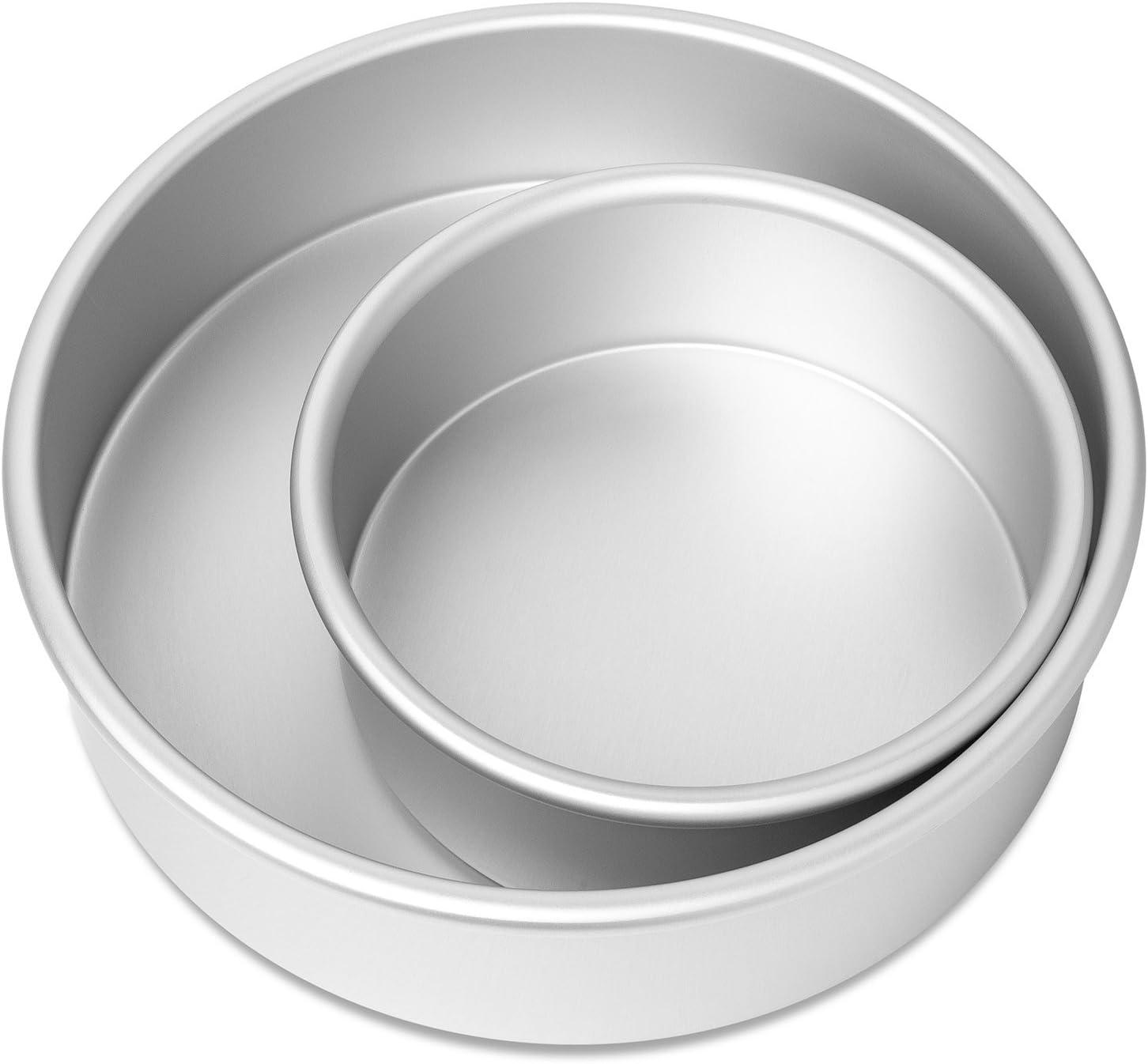 Round Aluminum 2-Piece Cake Pan Set