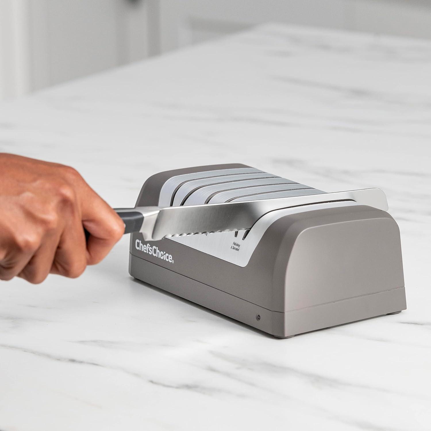 Chef'sChoice Chef'sChoice Rechargeable AngleSelect DC 1520 Electric Knife Sharpener