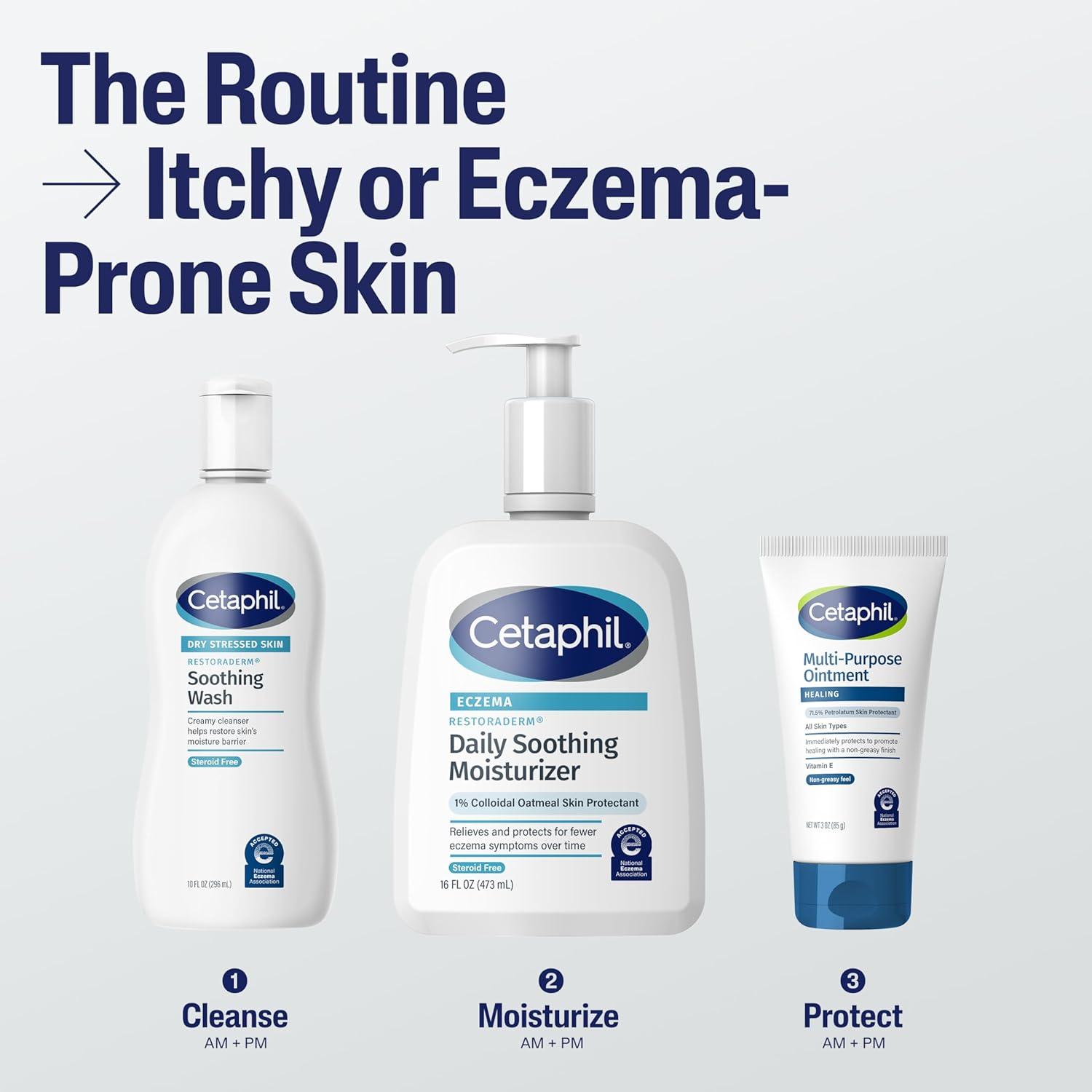Cetaphil Eczema Restoraderm Daily Soothing Moisturizer- 16 fl oz