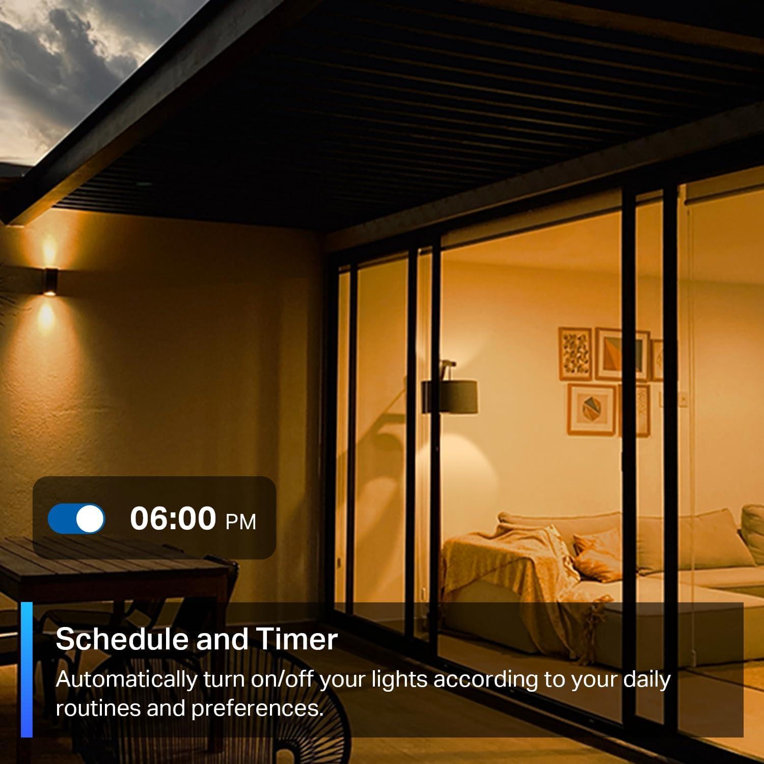 TP-Link Tapo Matter Smart Dimmer Switch, Single Pole, Neutral Wiring & 2.4 GHz WiFi Required, Compatible with Alexa, Siri, Google Home, Bixby, UL Certified Light Switch, (4-Pack)