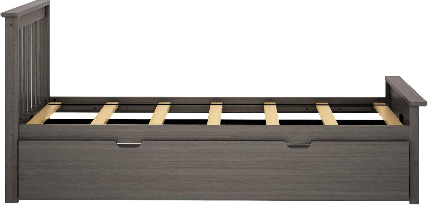 Max & Lily Twin-Size Bed with Trundle, Clay