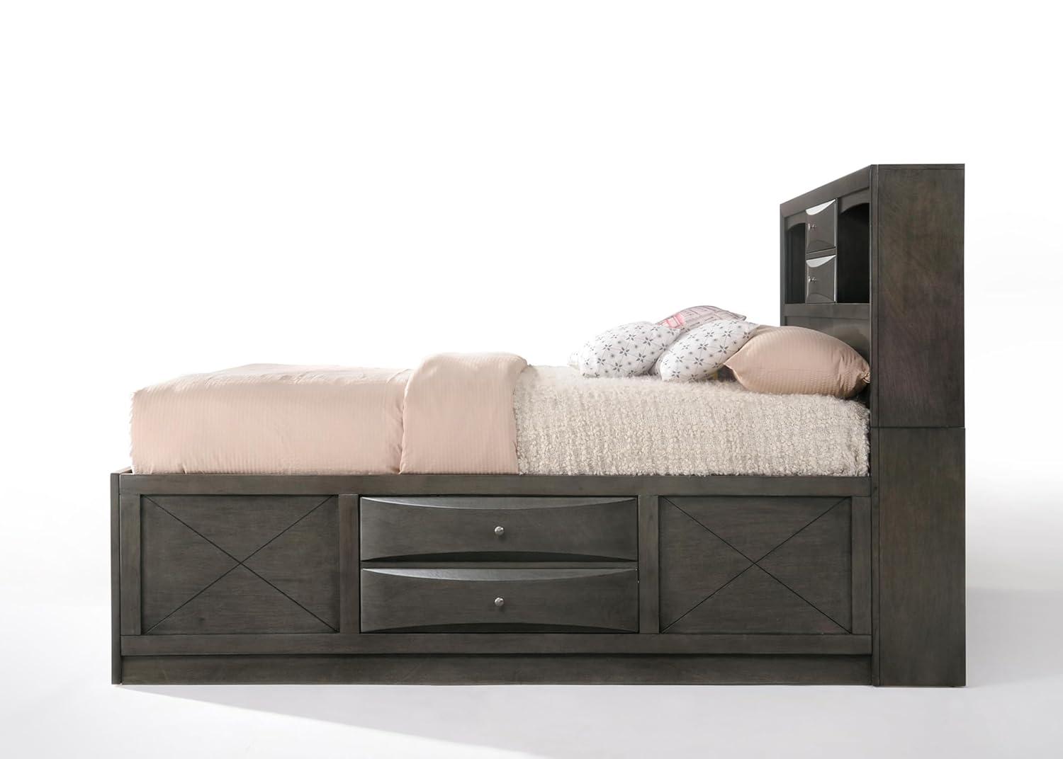 Wildon Home® Elyne Bookcase Storage Bed