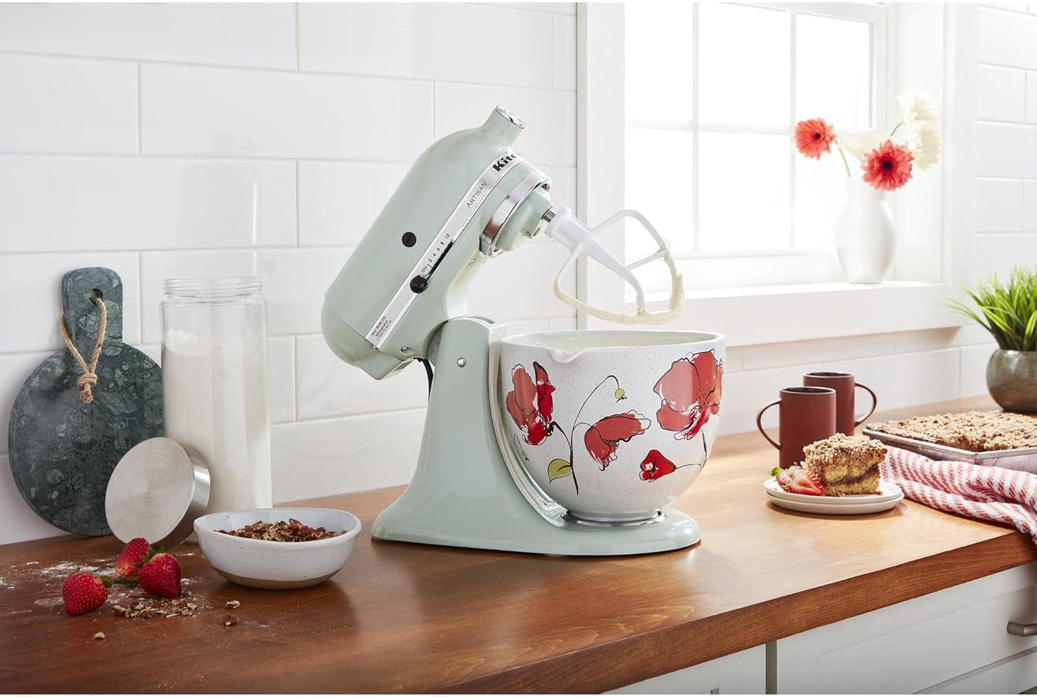 KitchenAid® 5 Quart Poppy Ceramic Bowl