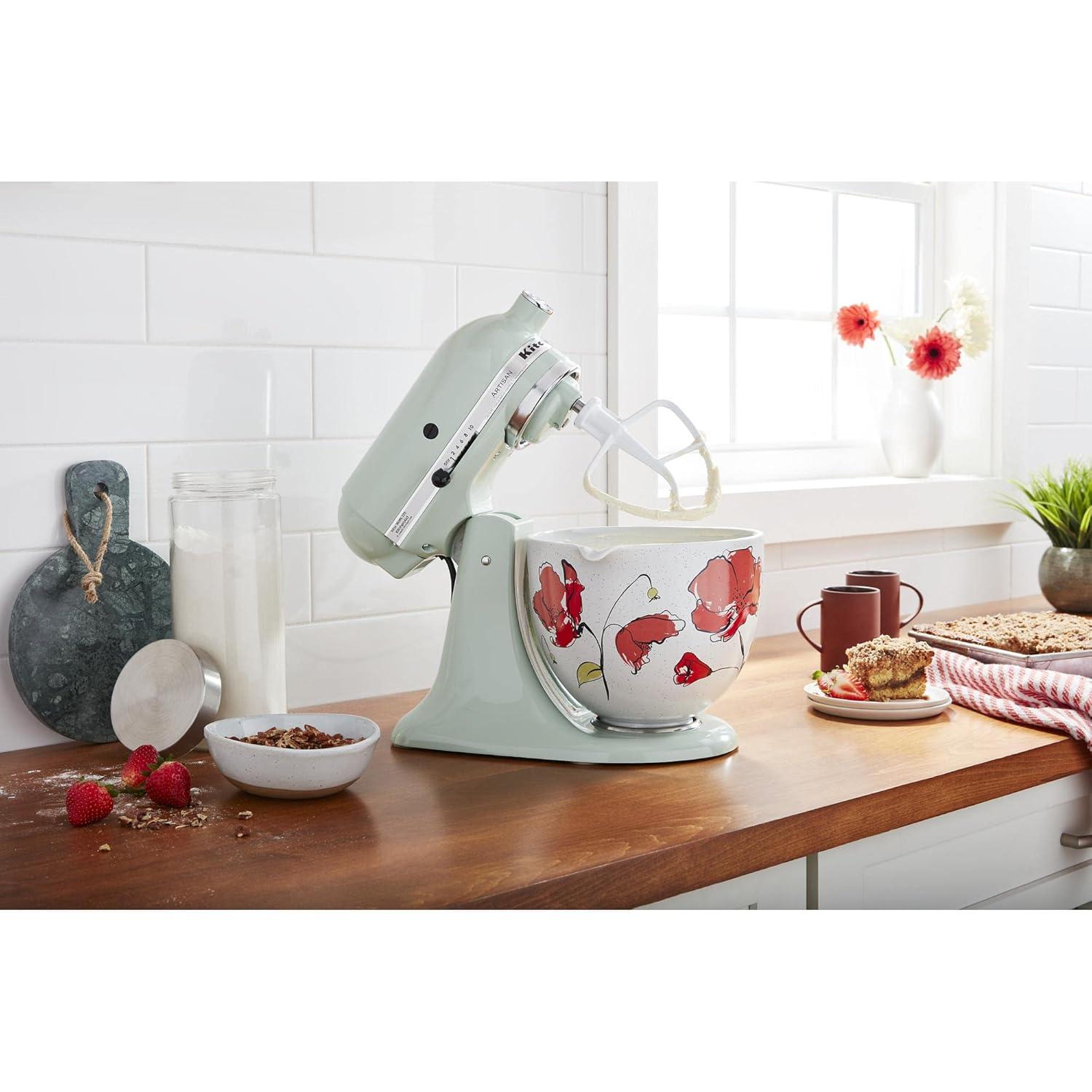 KitchenAid® 5 Quart Poppy Ceramic Bowl