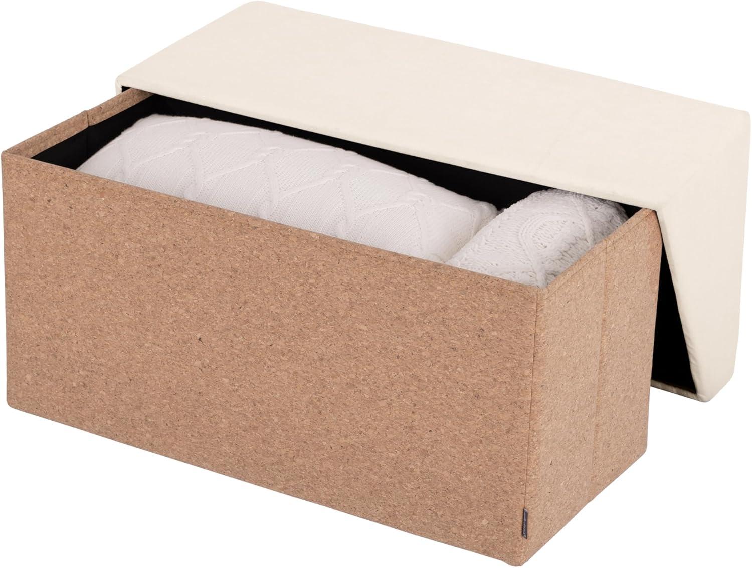 The Vineyard Collection Cork Storage Trunk Ottoman