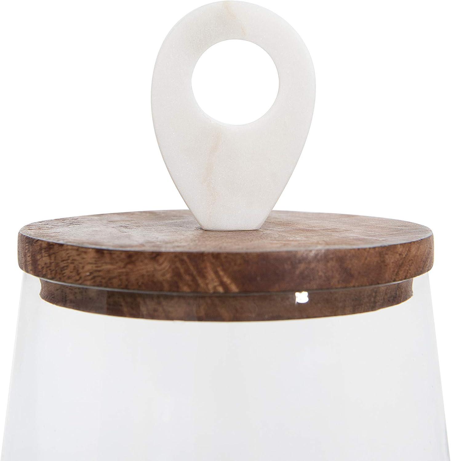 Sprinkle & Bloom Clear Glass Food Storage Jar